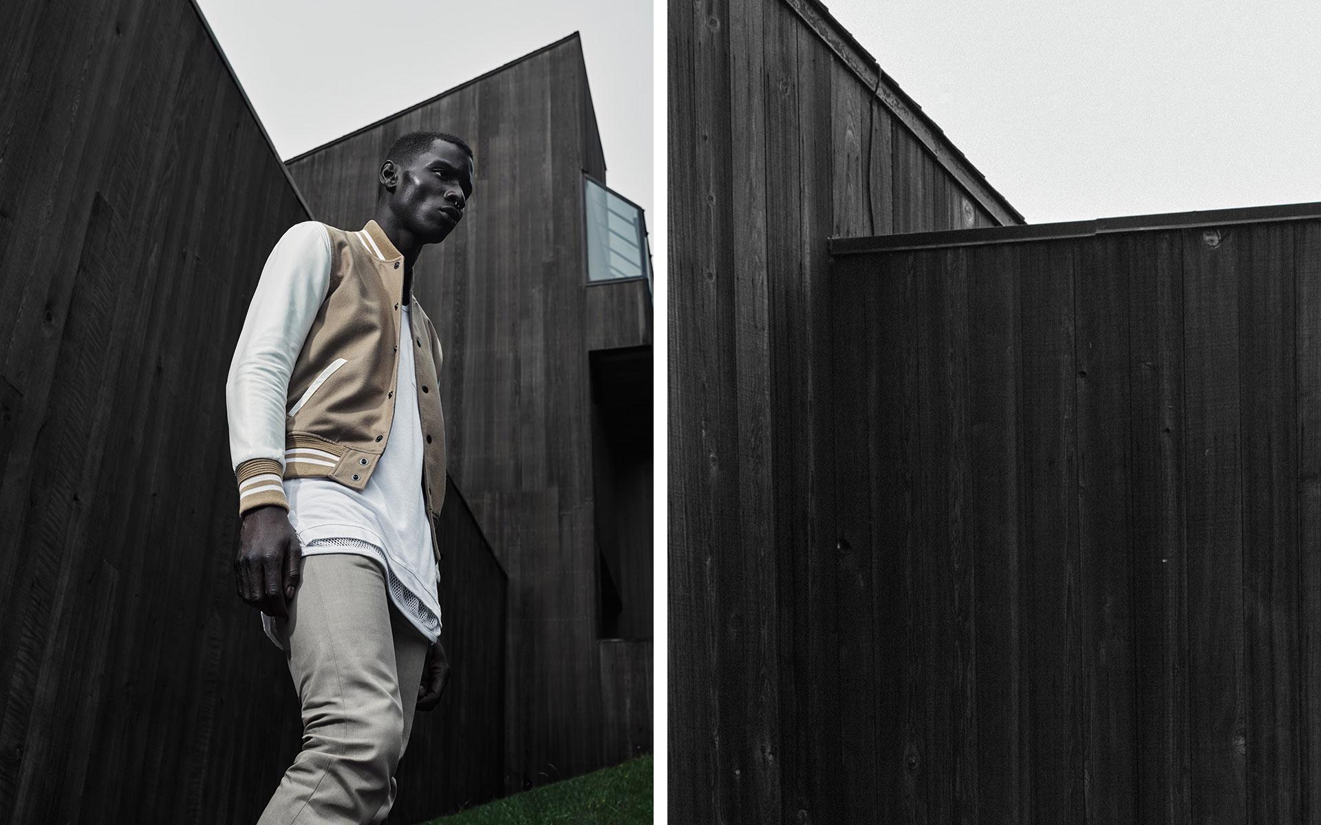 Model Adonis Bosso Fronts John Elliott + Co Fall/Winter 2015