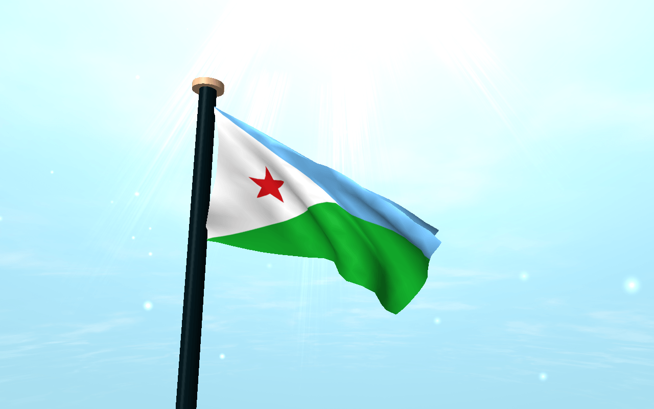 Djibouti Flag 3D Free