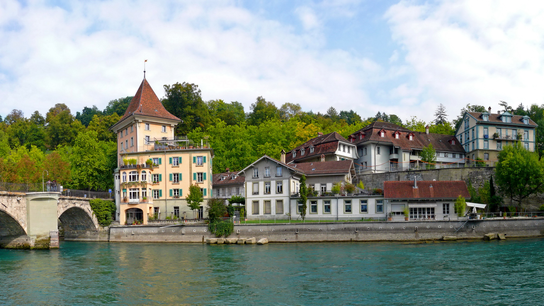 Switzerland, Canton of Bern, Bern, Untertorbrucke HD Wallpapers