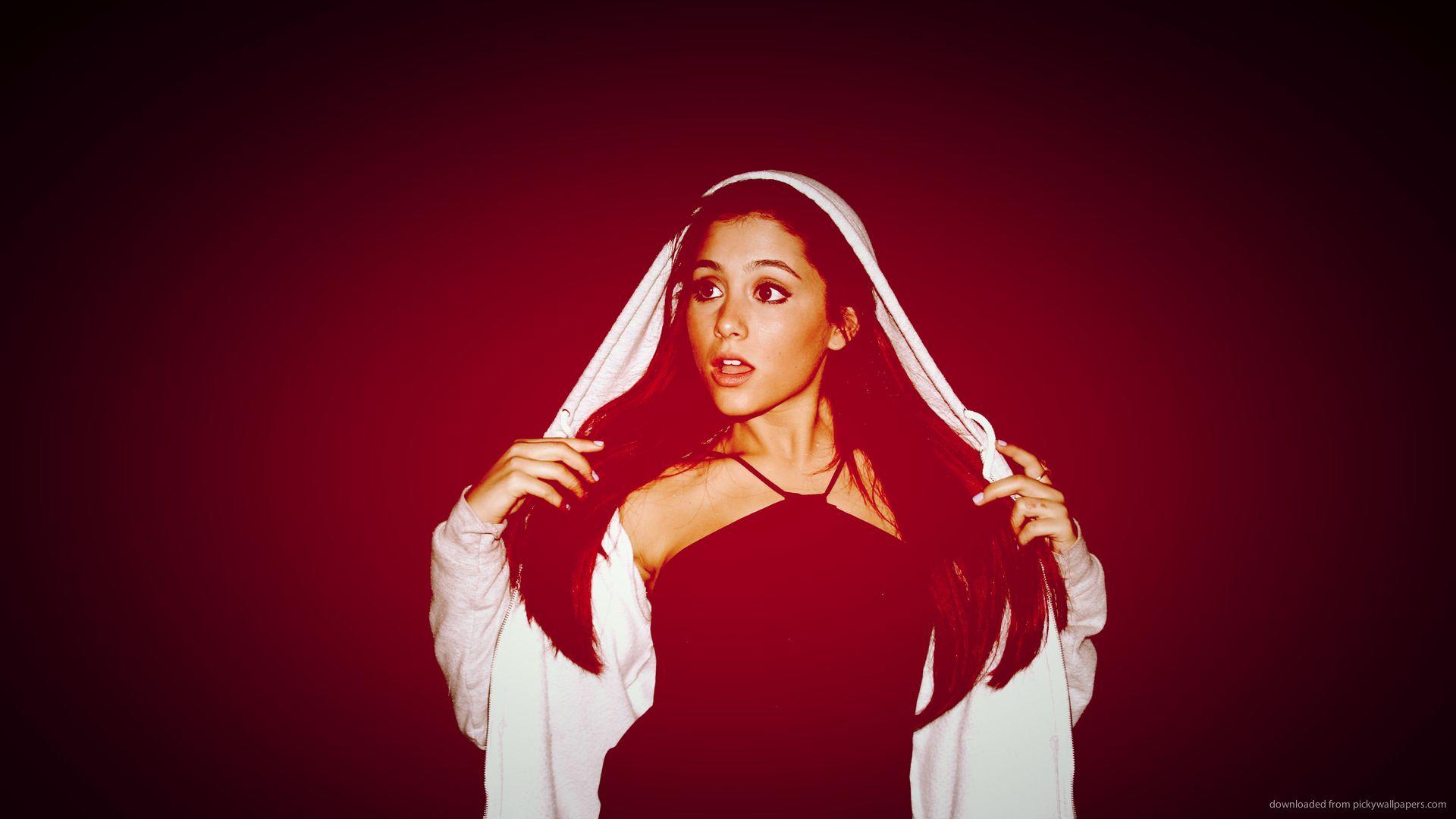 Download Ariana Grande Red Highlight Wallpapers