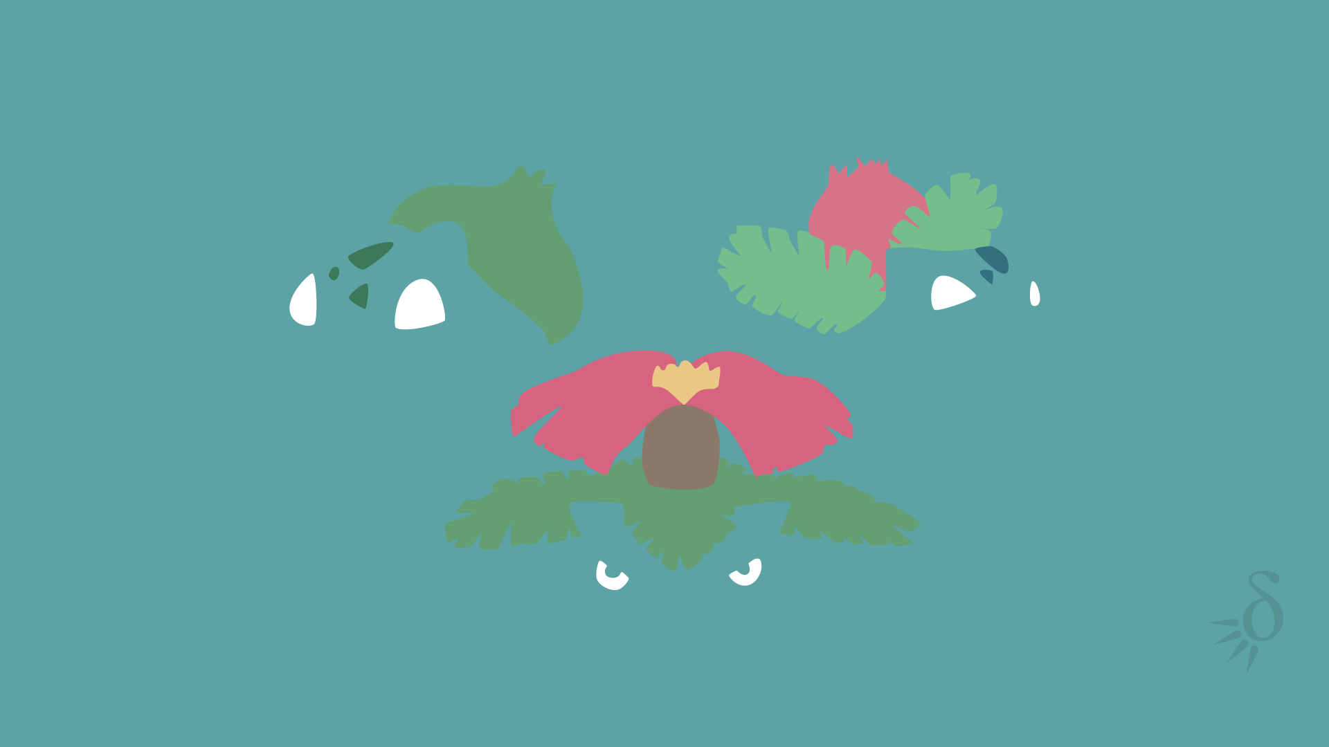 Bulbasaur Minimalist Ivysaur