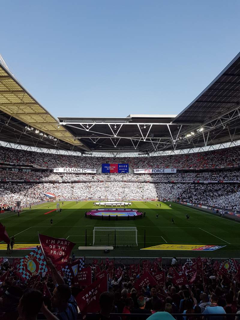 Wembley Stadium, section 133, row 35, seat 319