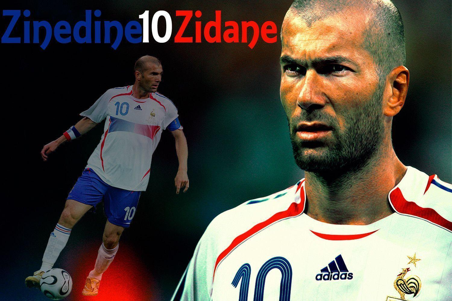 All Soccer Playerz HD Wallpapers: Zinedine Zidane New HD