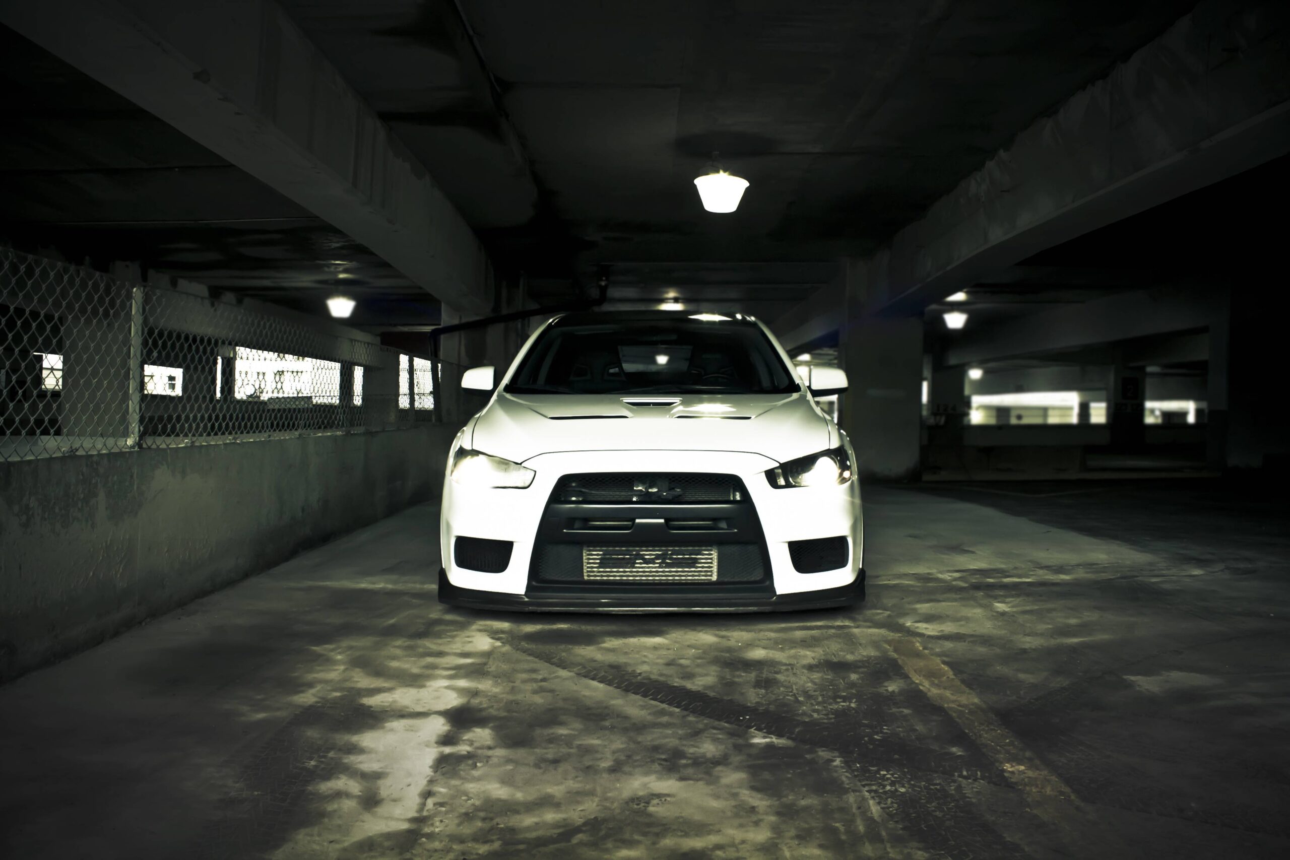 Wallpapers mitsubishi, lancer, evolution, evo 10, evo x, white