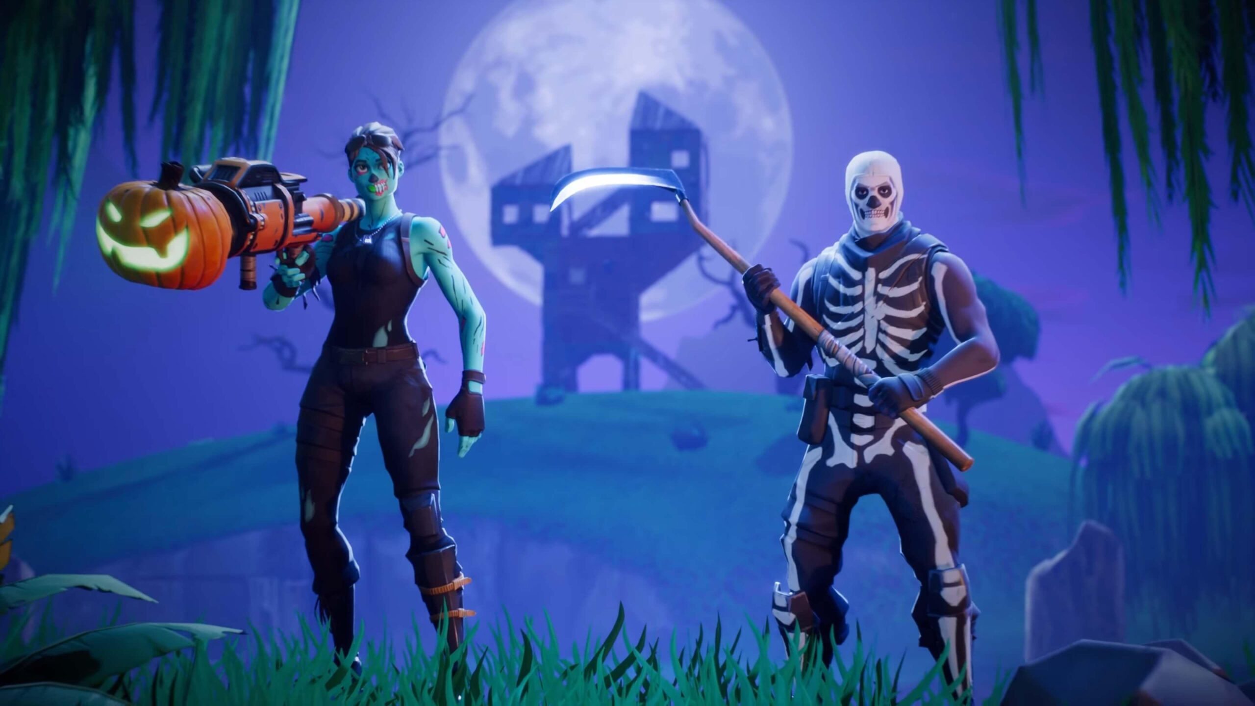 Wallpaperplex on Fortnite Skull Trooper Wallpapers in 2019