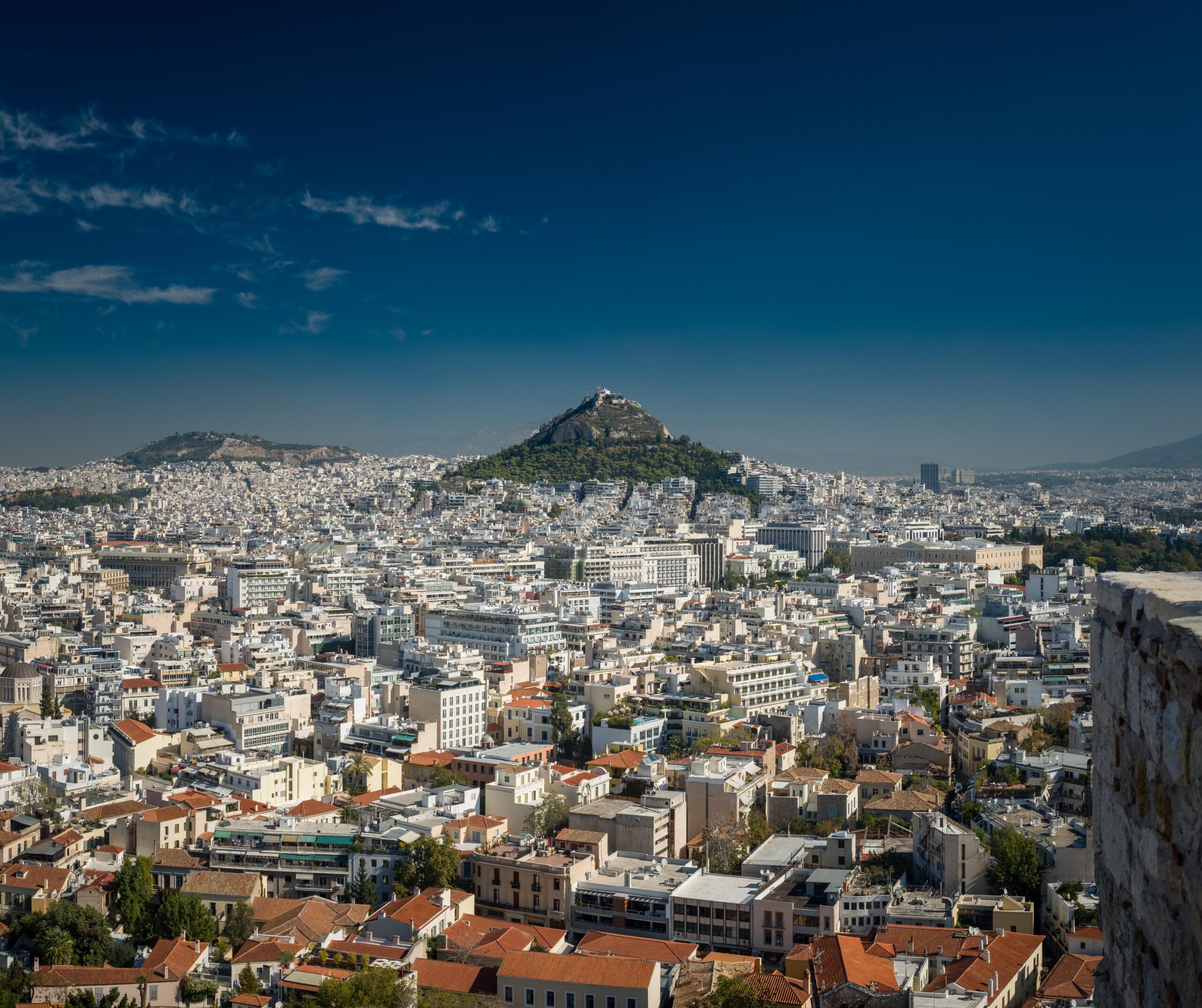 Download wallpapers city, view from above, buildings