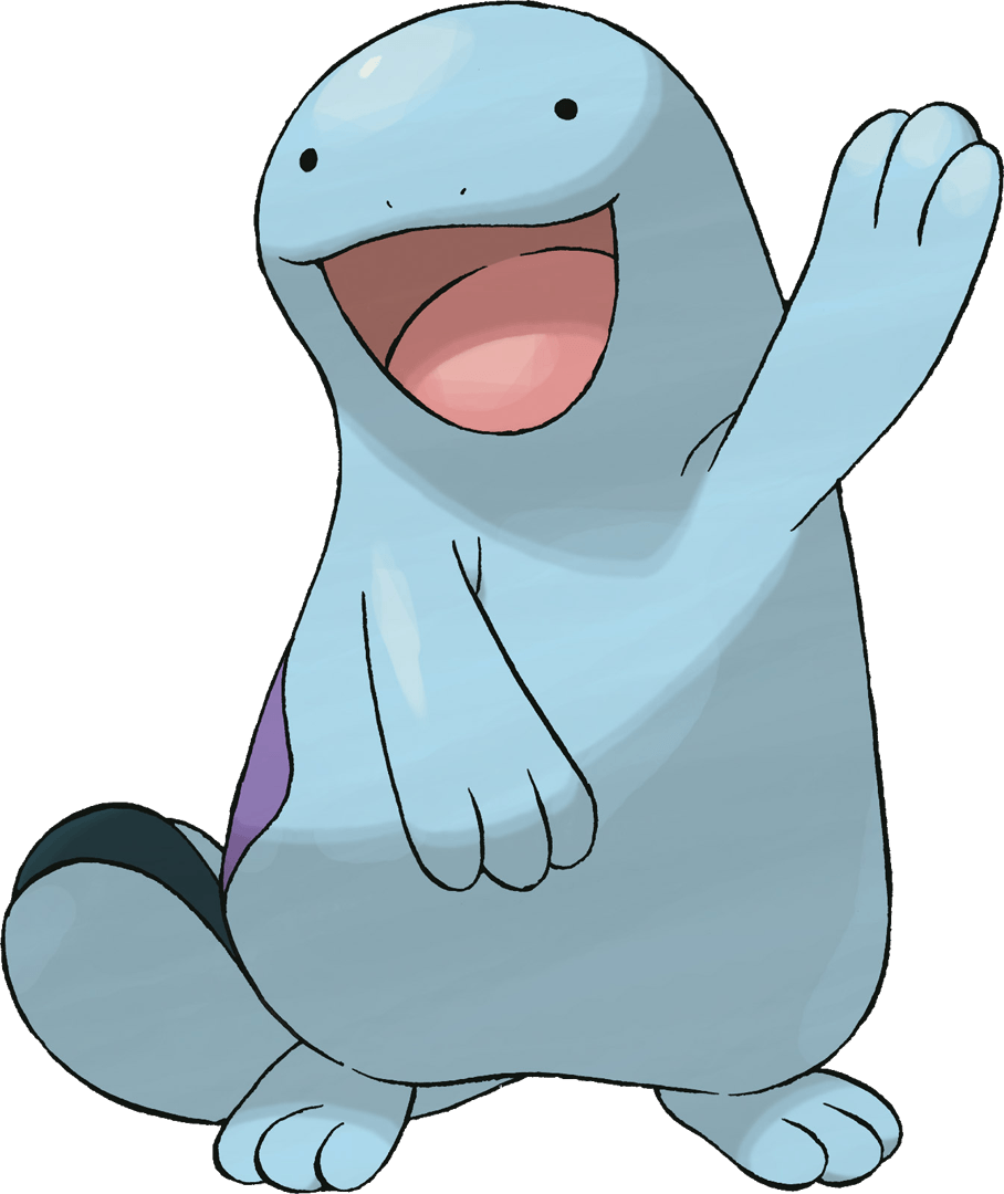 Quagsire has an awesome face. That’s all there is to it. He’s a