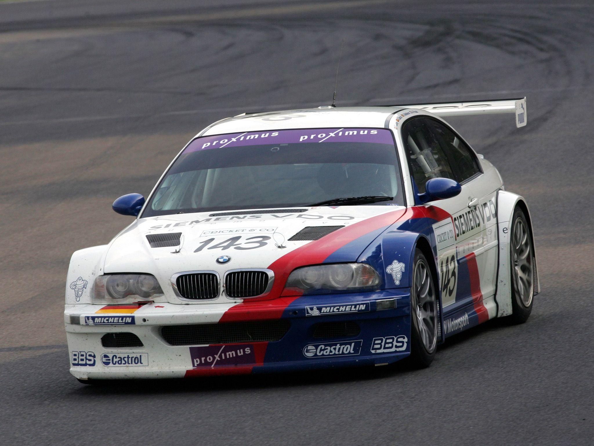 2001 BMW M3 GTR E46 race racing m