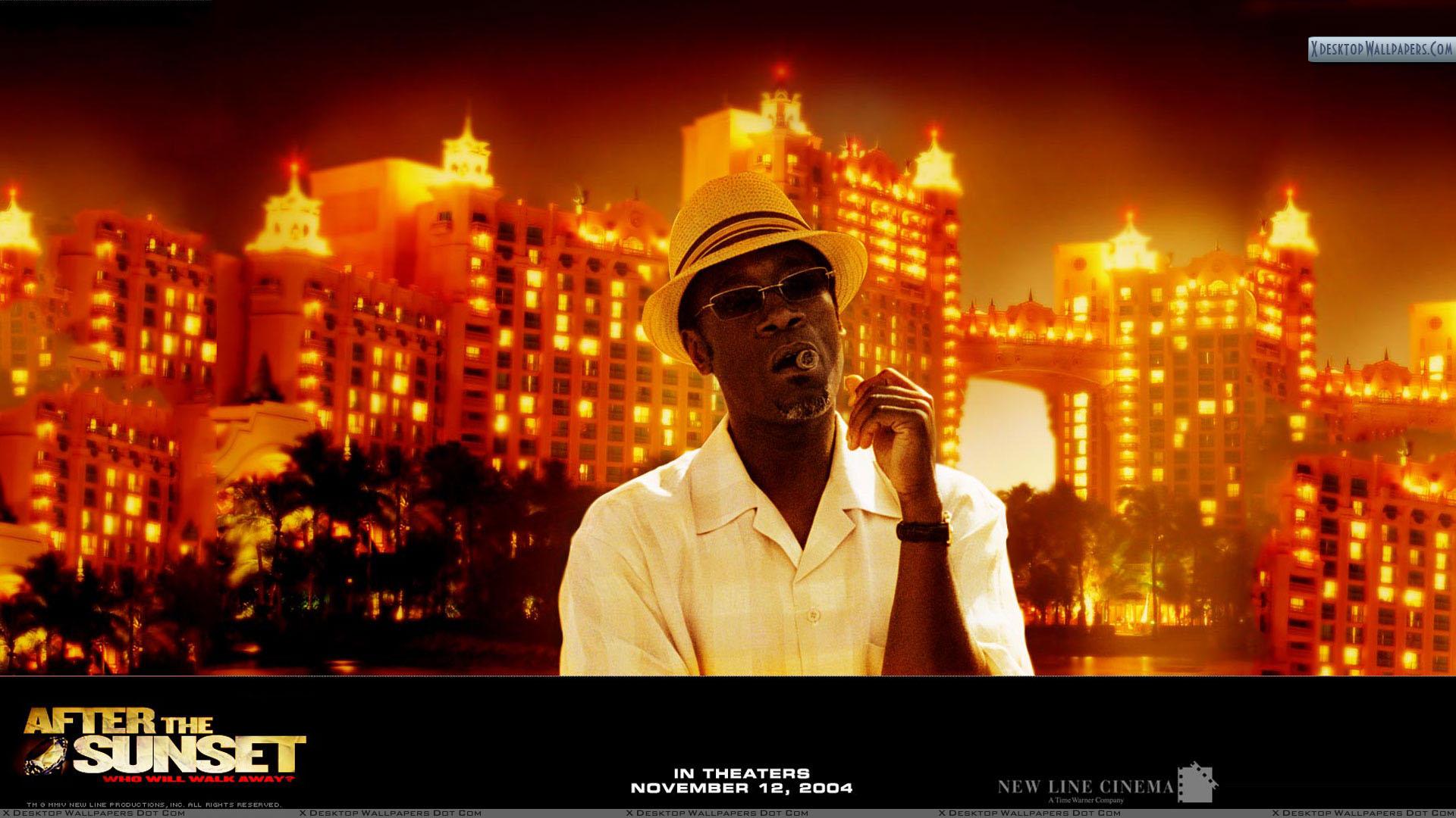 After The Sunset – Don Cheadle In White Shirt And Hat Wallpapers