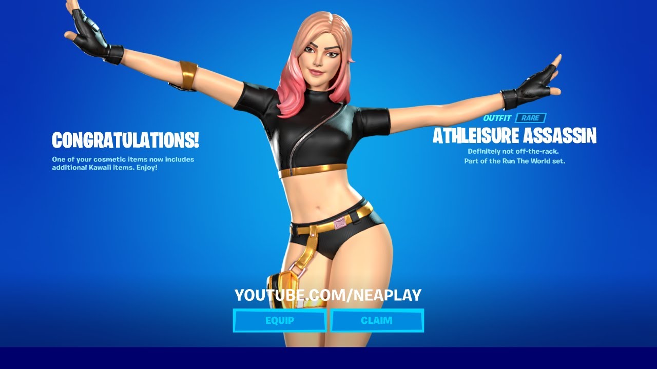 Athleisure Assassin Fortnite wallpapers