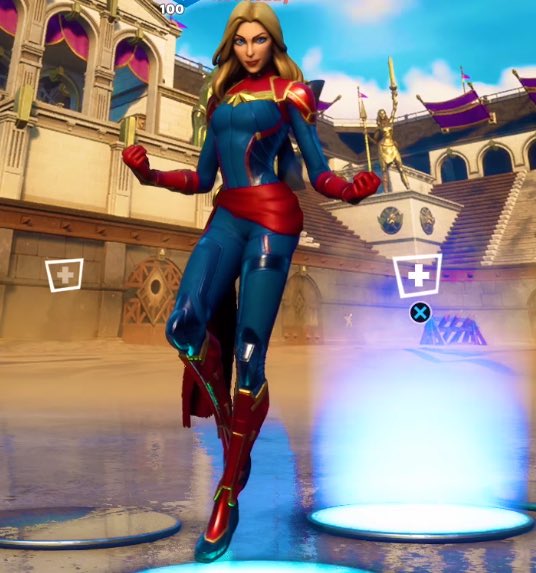 Captain Marvel Fortnite wallpapers