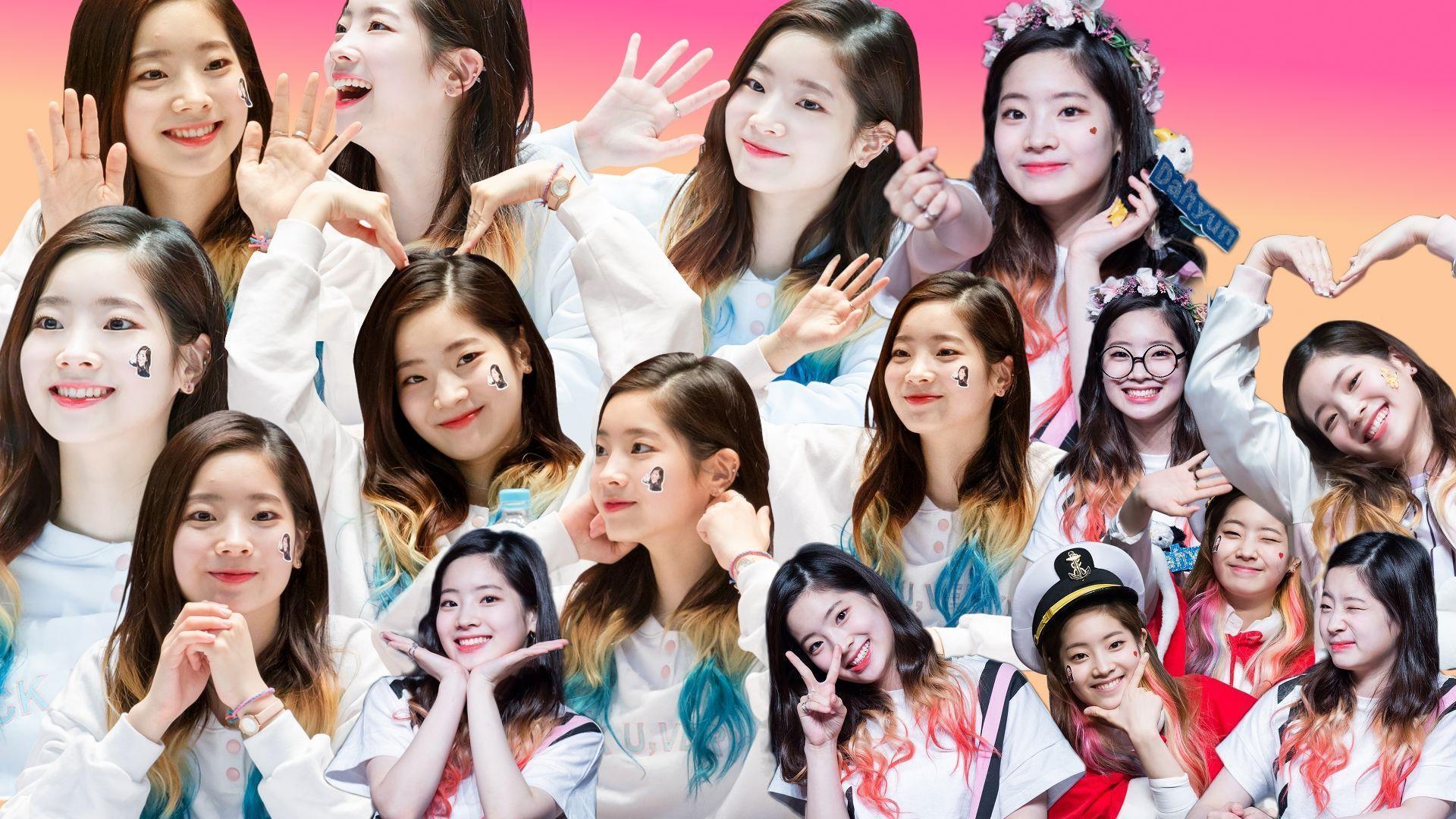 Sana, Tzuyu, and Dahyun collage wallpapers