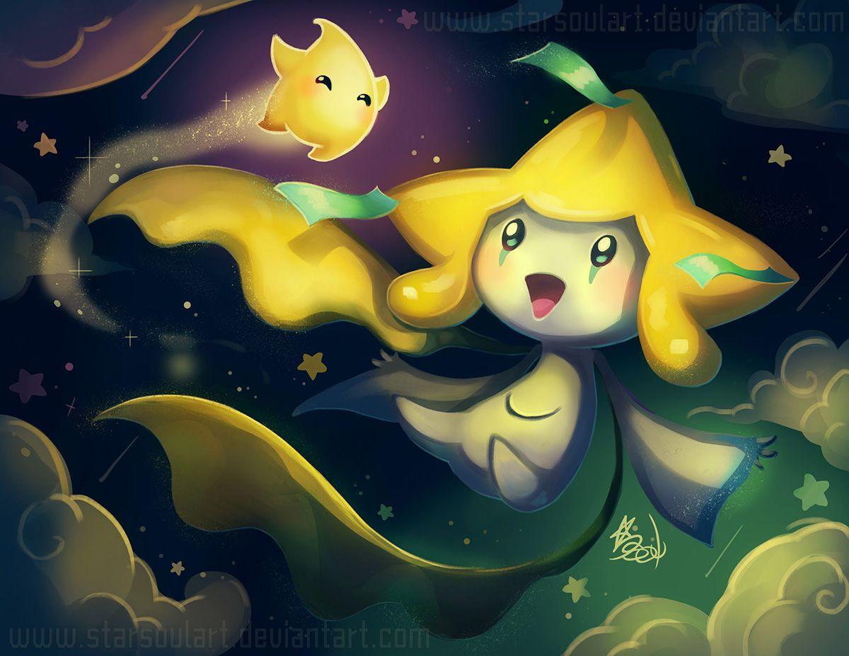 Jirachi and mini Luma! by StarSoulArt