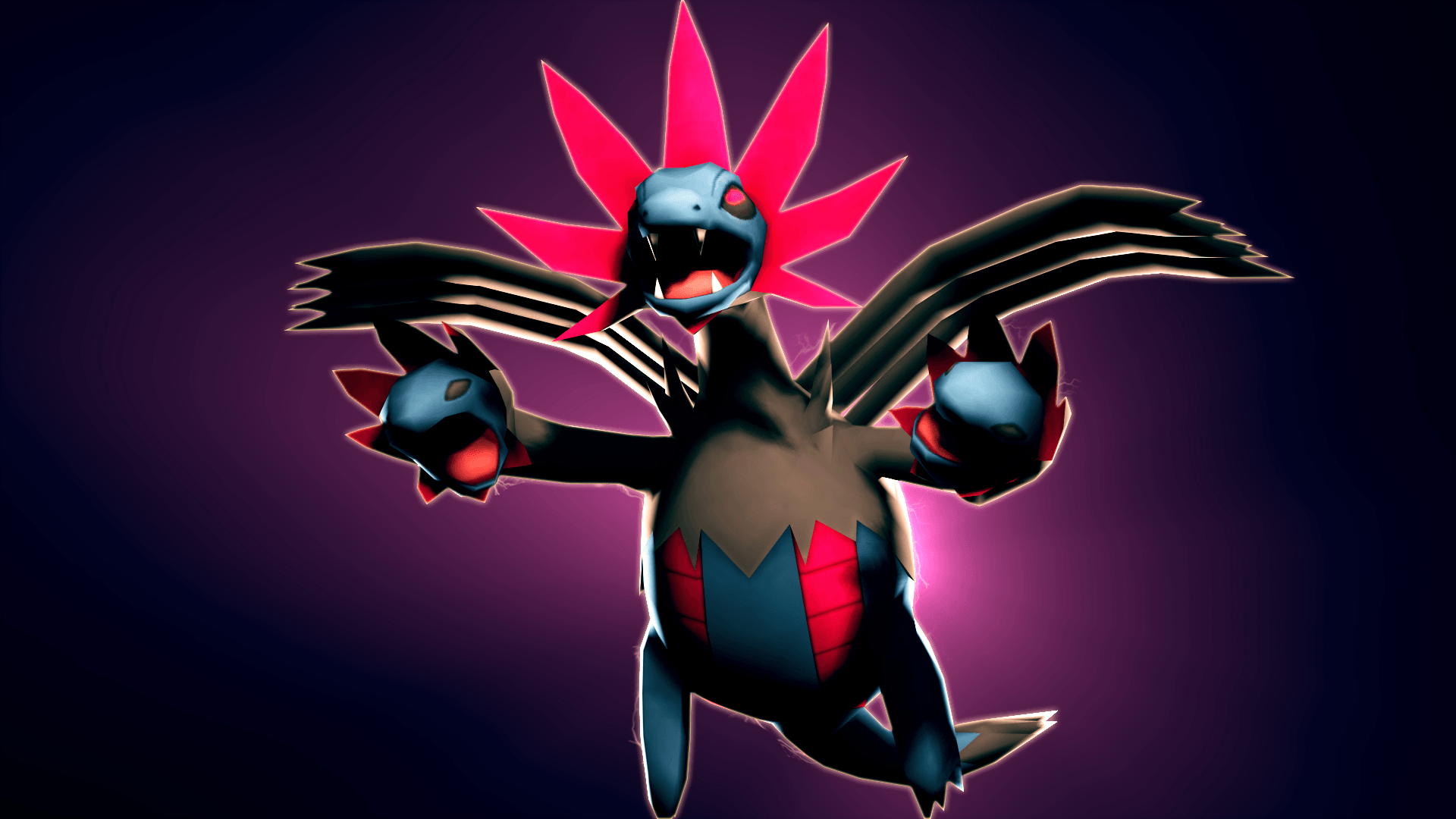 Art] [OC] 3D Hydreigon : pokemon