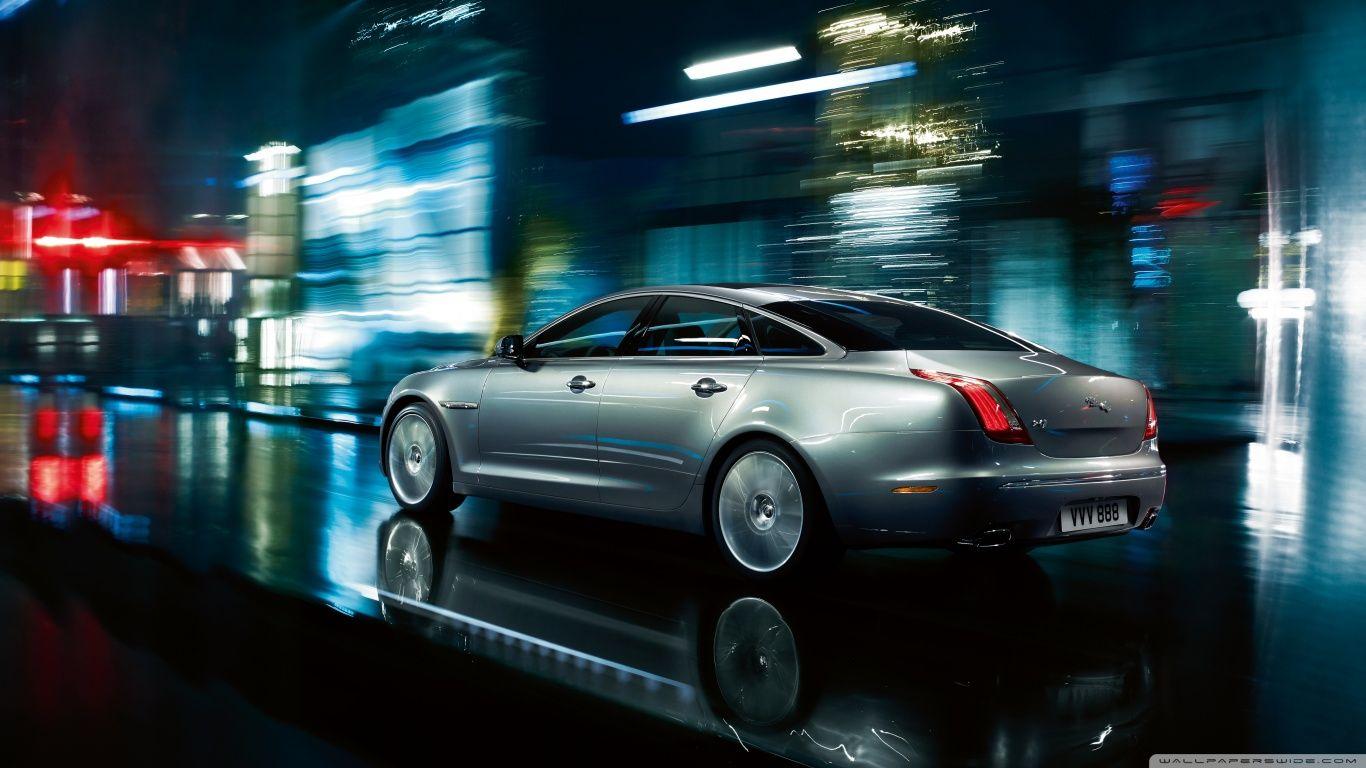 Jaguar XJ Gray HD desktop wallpapers : Mobile : Dual Monitor