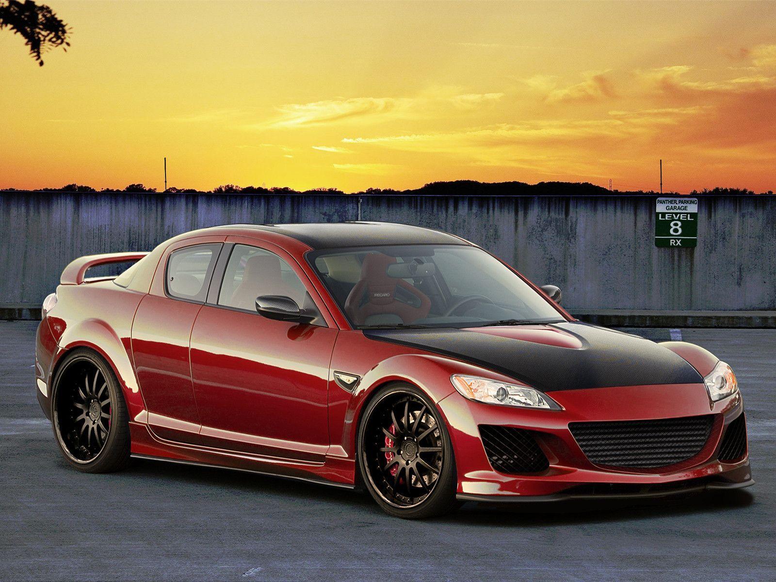 red mazda rx8 wallpaper