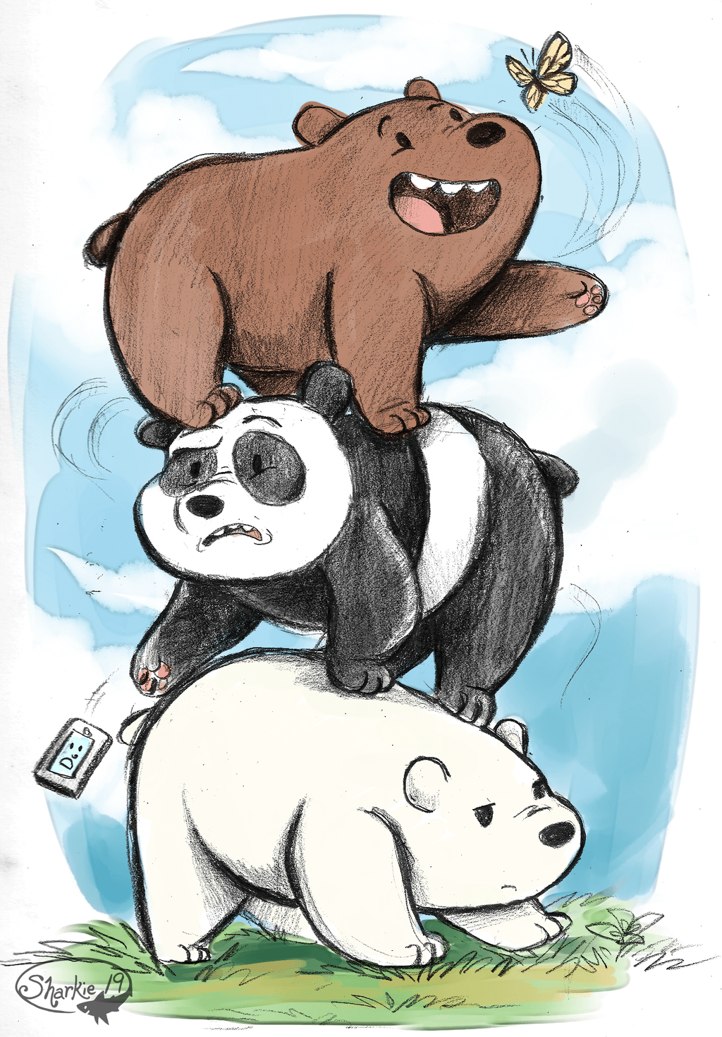 We Bare Bears by sharkie19