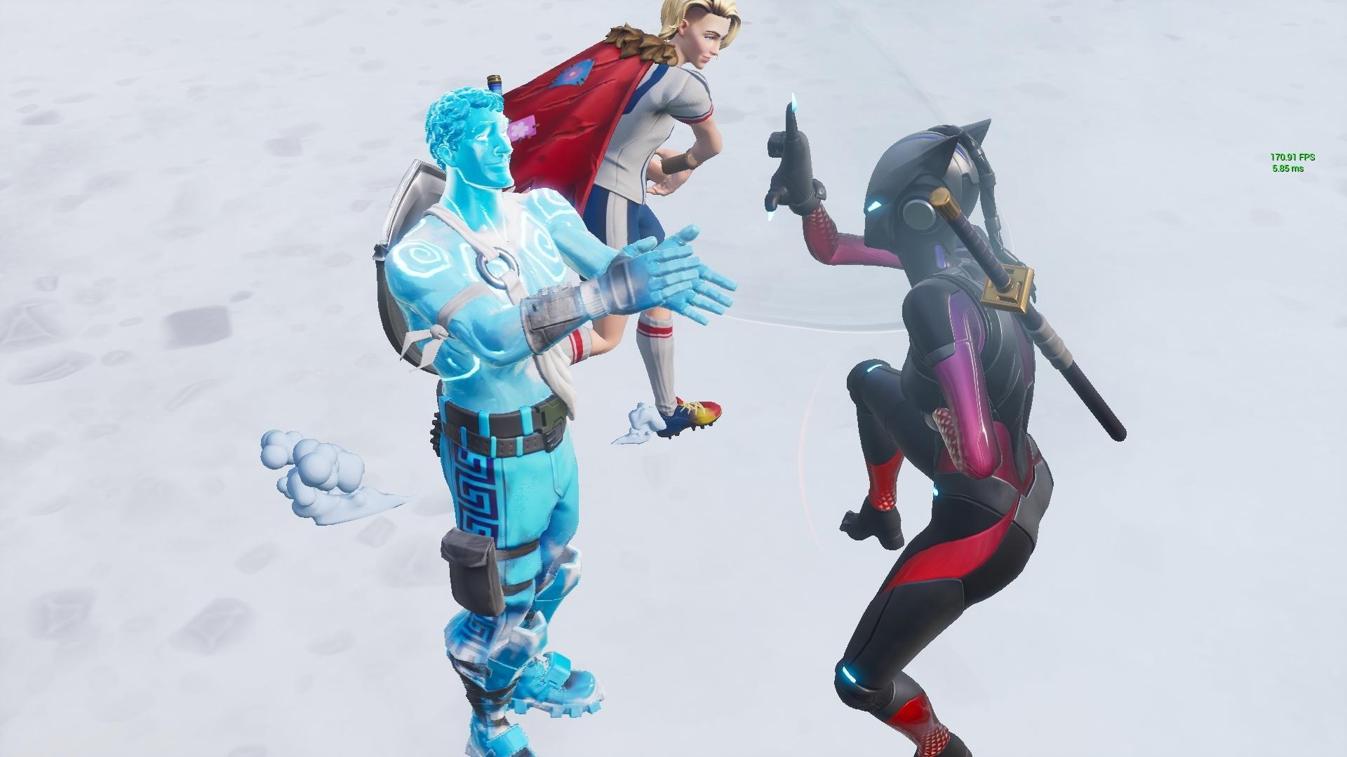 I just ran into the Frozen Love Ranger in game somehow? : FortNiteBR