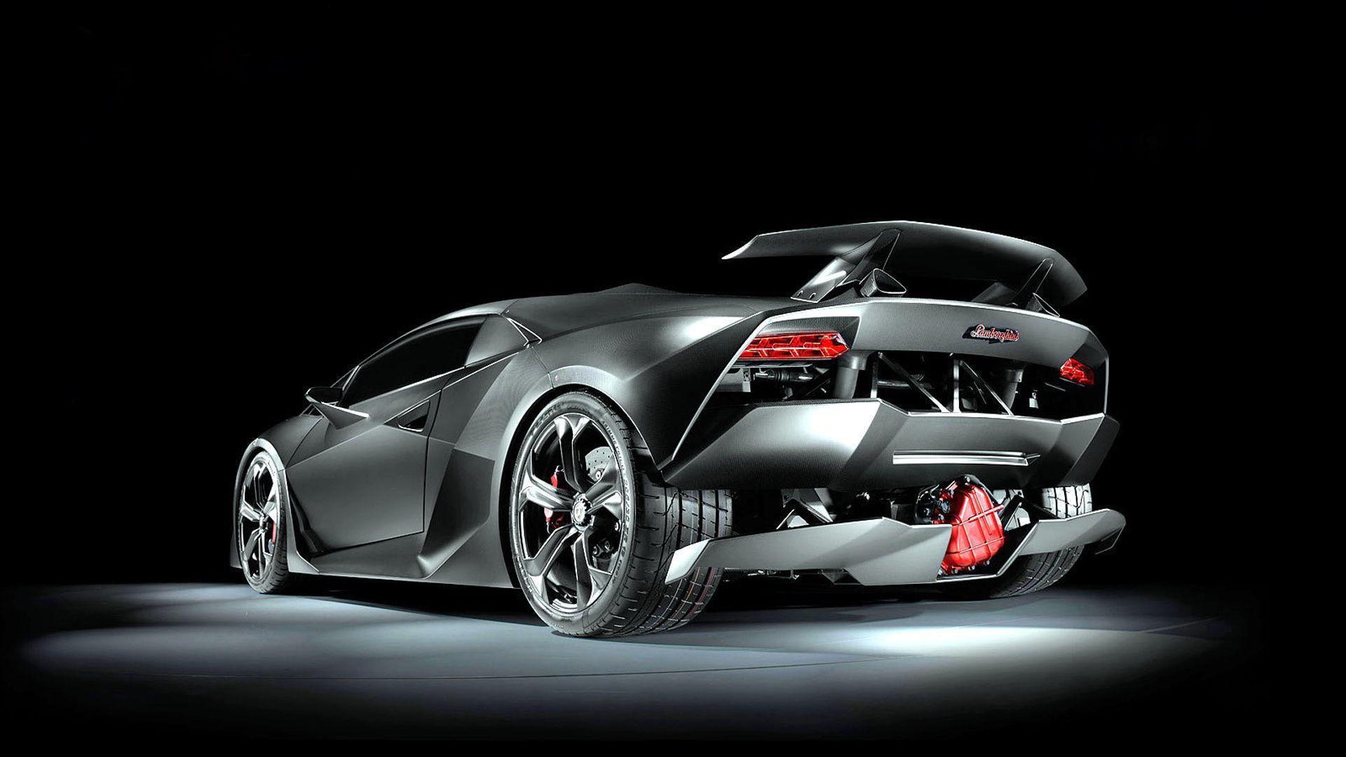 Lamborghini sesto elemento in rear view on hd wallpapers from http