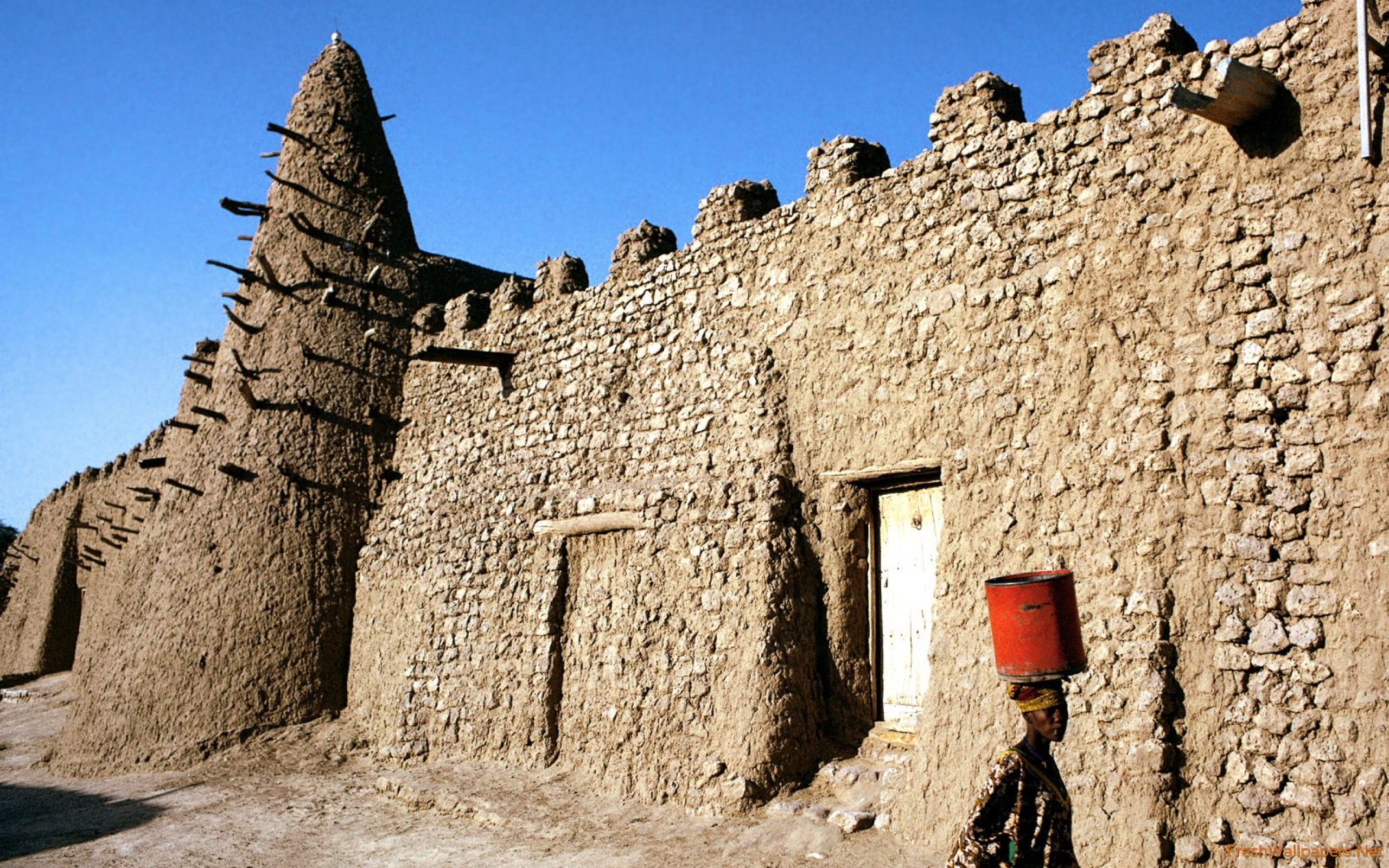 Mosque, Timbuktu, Mali, Western Africa wallpapers