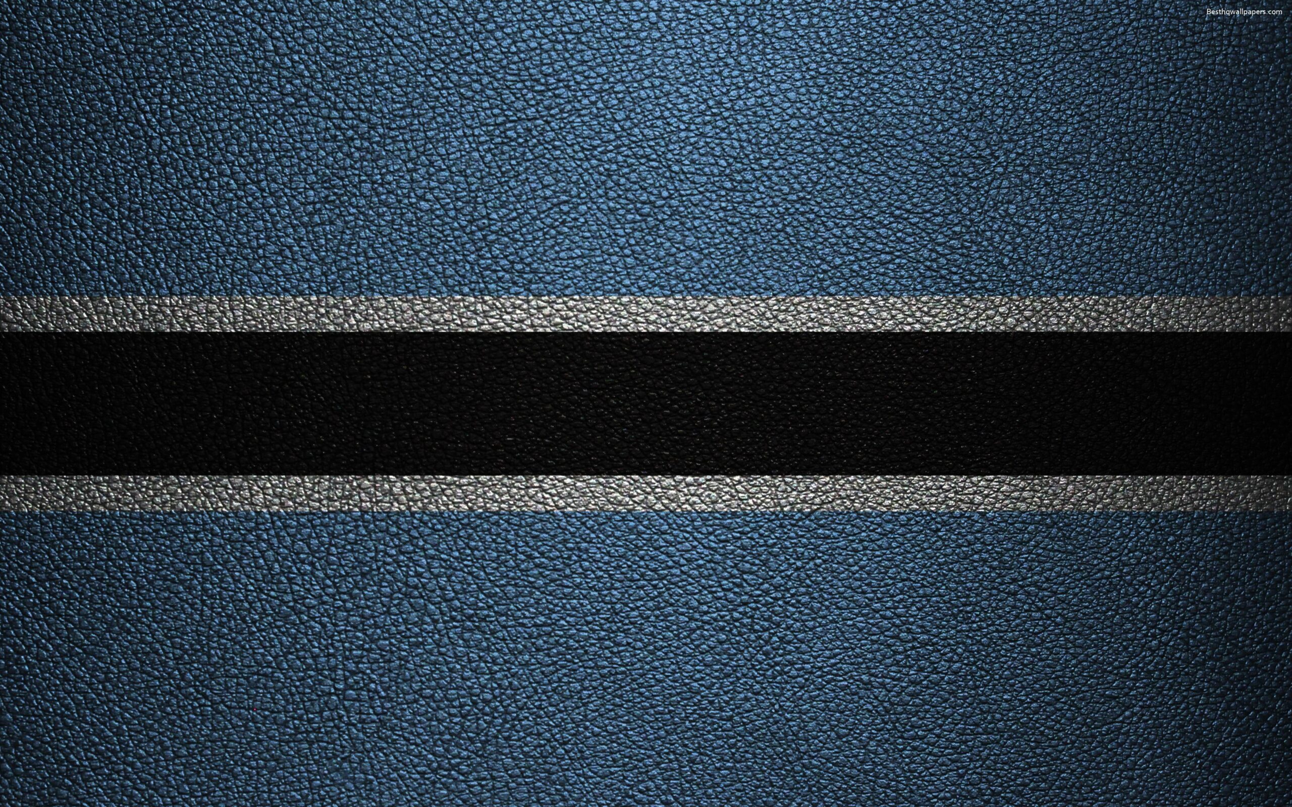 Download wallpapers Flag of Botswana, leather texture, 4k, Botswana