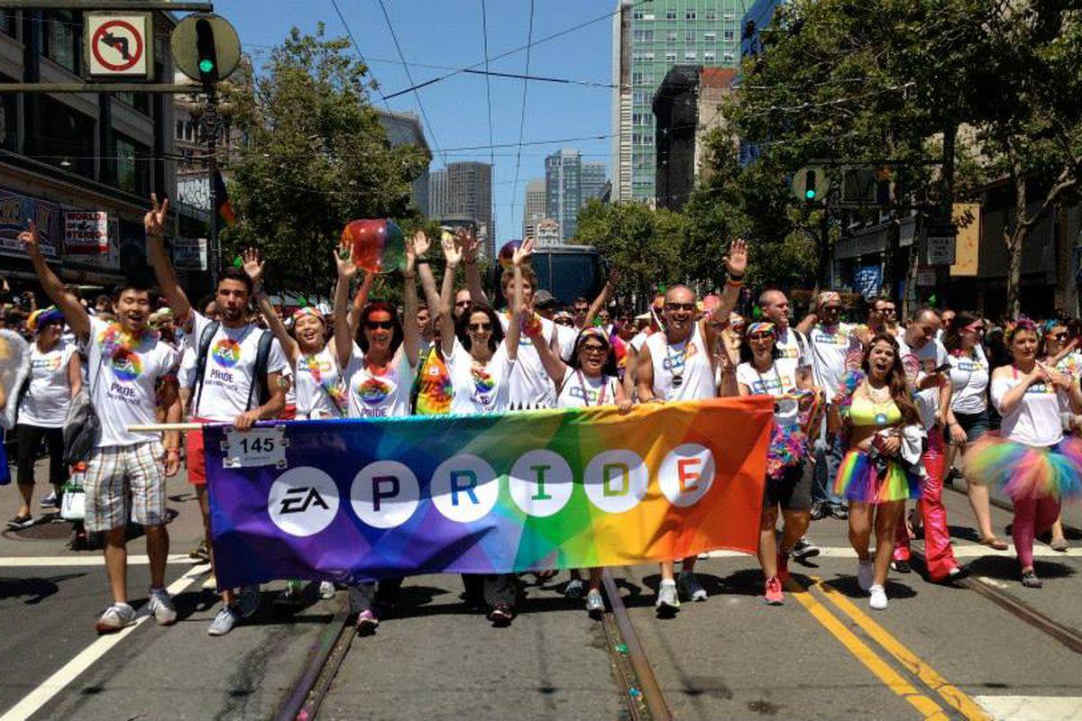 EA employees recount company’s second annual San Francisco Pride