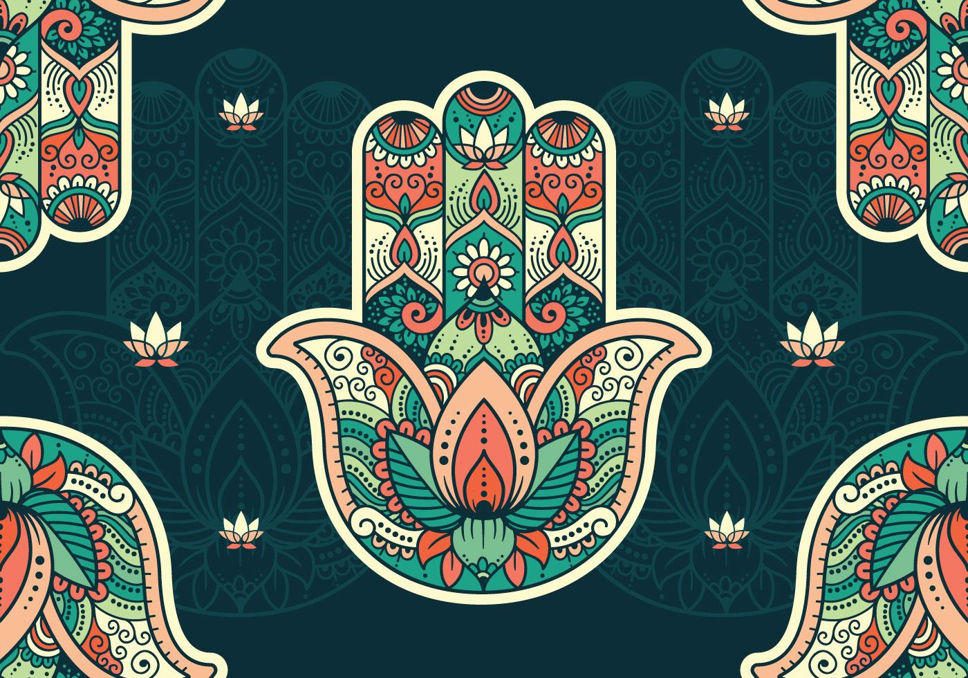 Hamsa Pattern Wallpapers