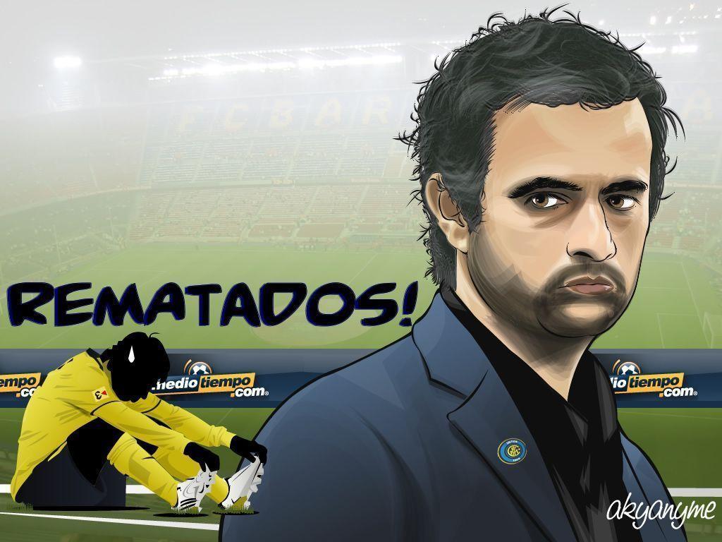 Sport: Jose Mourinho Inter Milan Art, inter milan football, inter