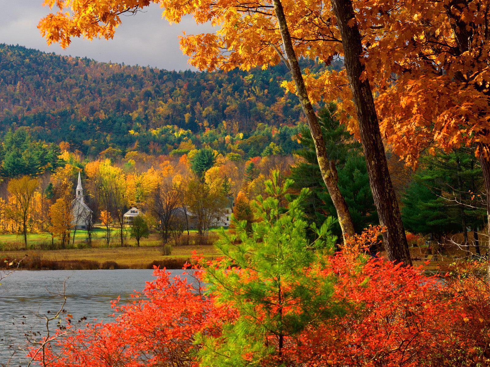 Autumn in New Hampshire HD desktop wallpapers : Widescreen : High