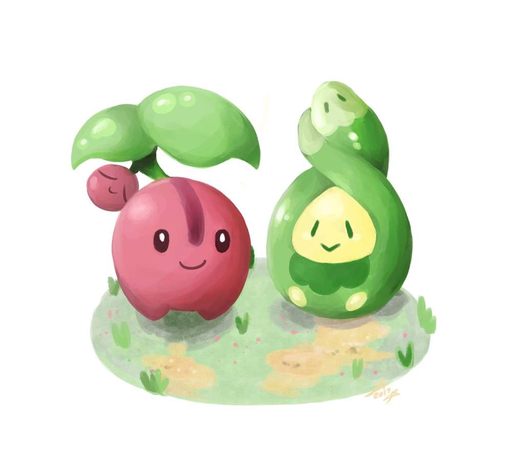 Cherubi and Budew