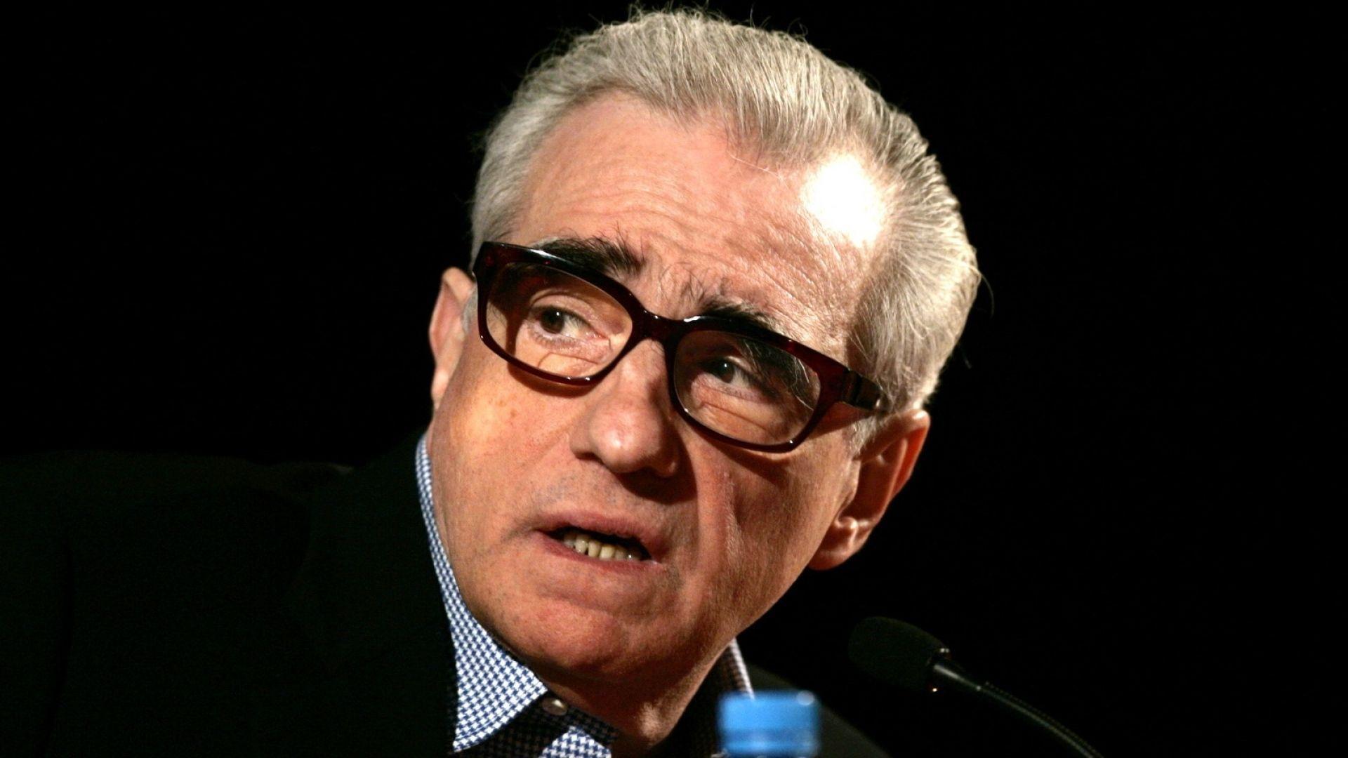 Download Wallpapers Martin scorsese, Hair, Gray hair Full