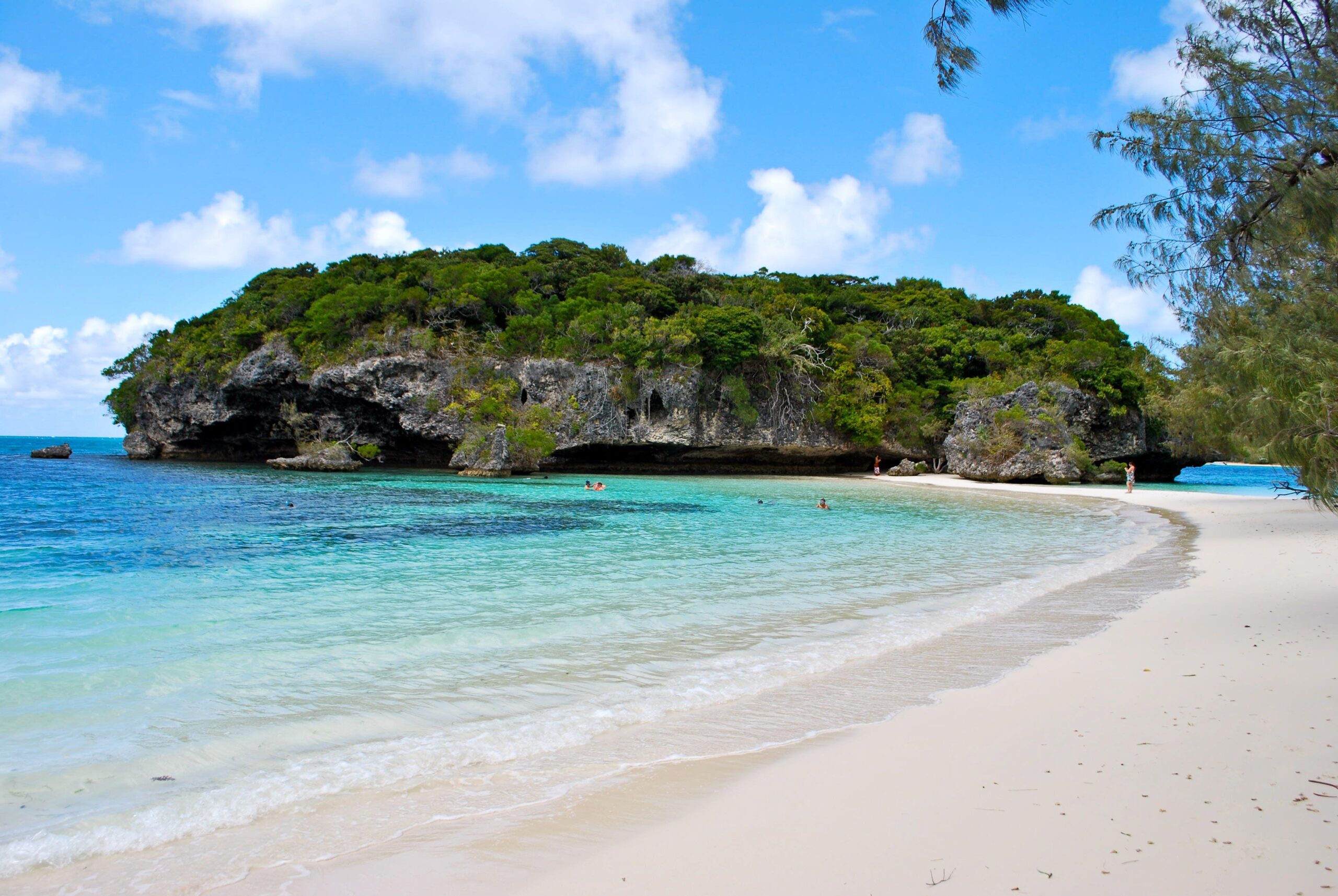 Isle of Pines island, New Caledonia, located in Pacific Ocean