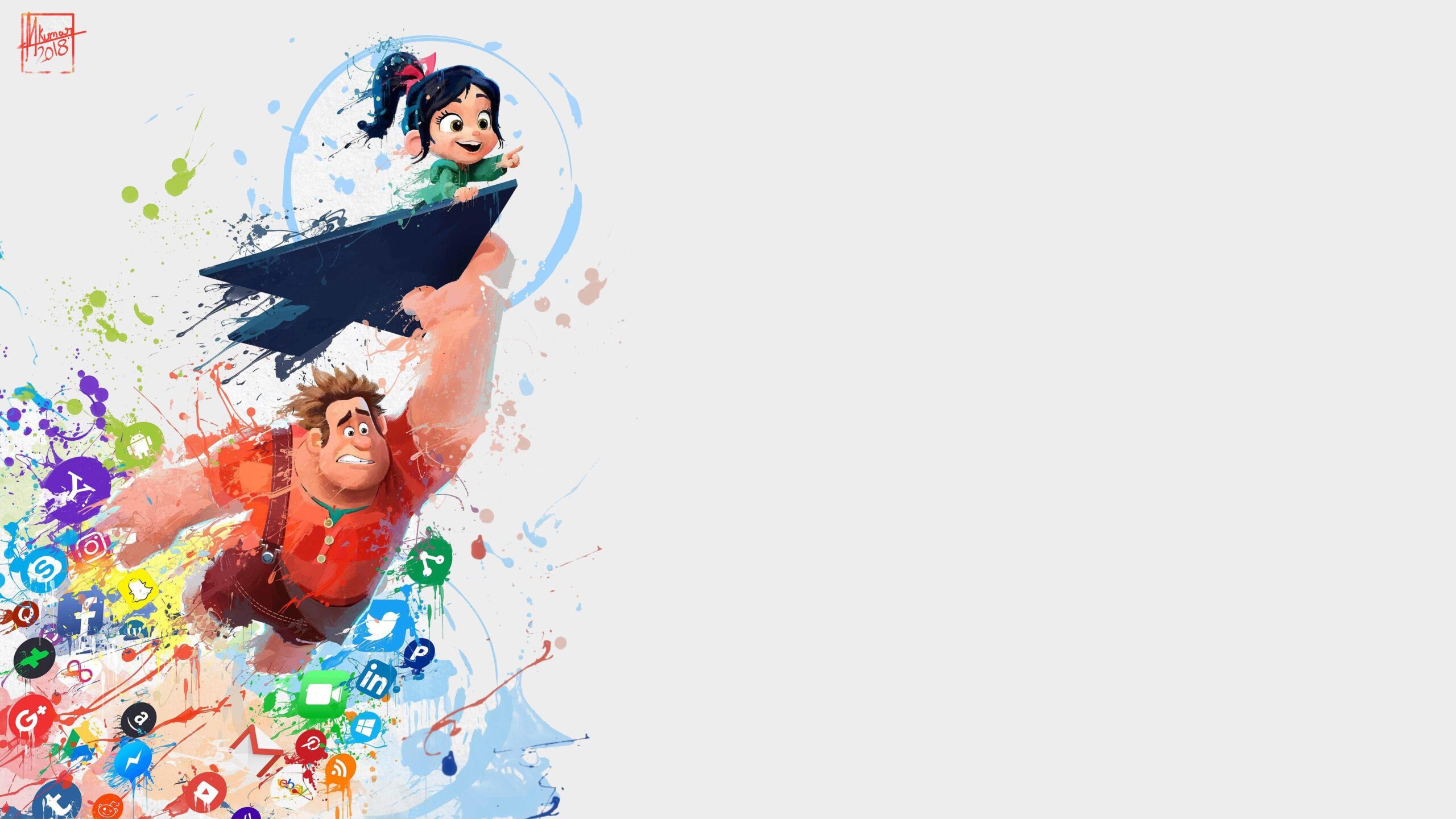 Ralph Breaks The Internet Wreck It Art, HD Movies, 4k Wallpapers