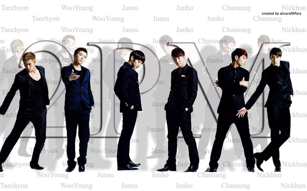 2PM Wallpapers :Men in Black