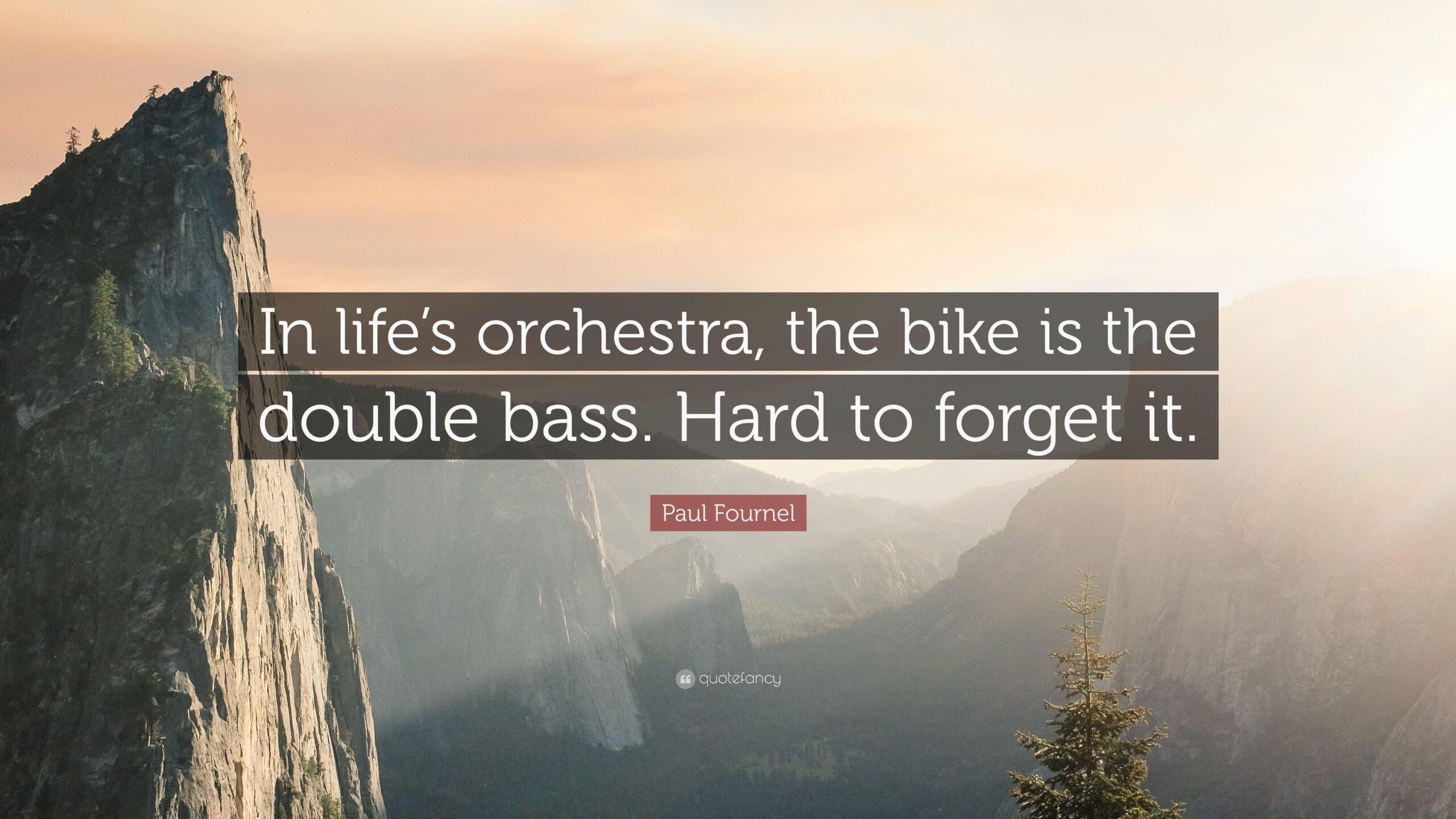 Paul Fournel Quote: “In life’s orchestra, the bike is the double