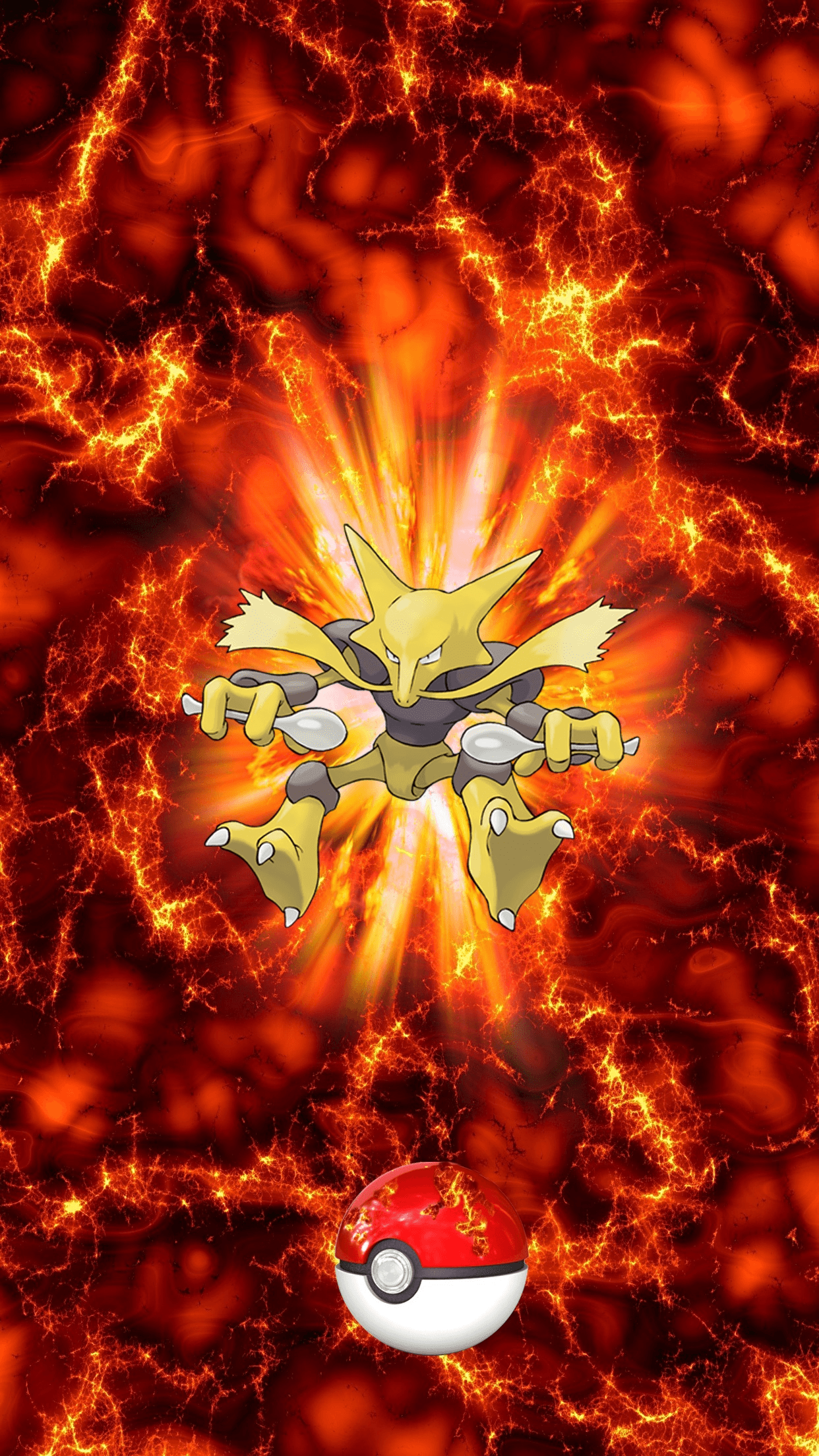 065 Fire Pokeball Alakazam Foodin Kadabra