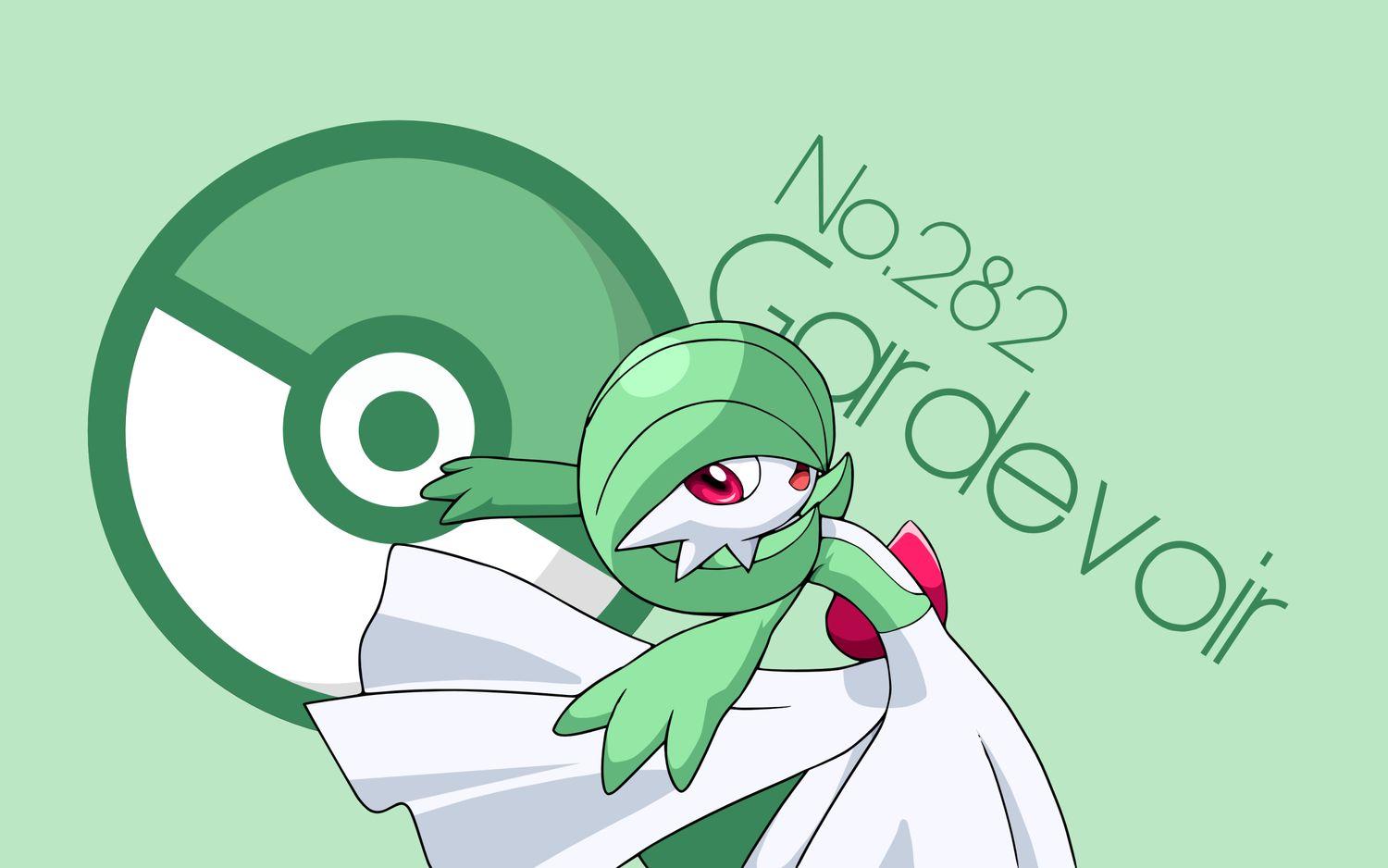 gardevoir pokemon vector