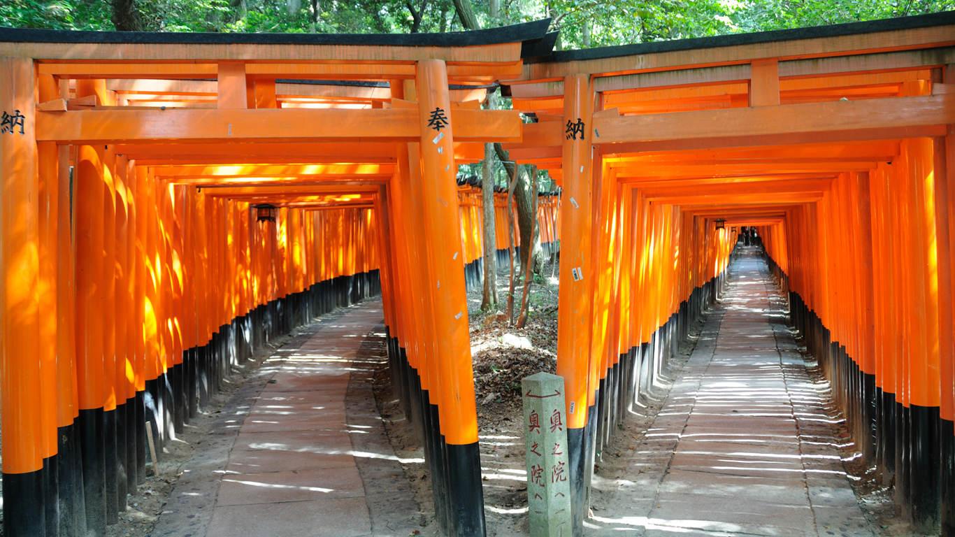 Kyoto travel guide area by area: the Fushimi Inari Shrine