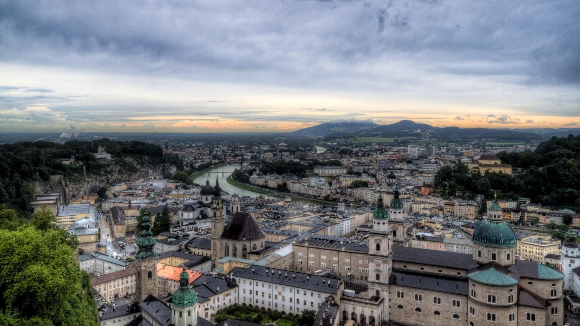 Austria europe cities salzburg wallpapers