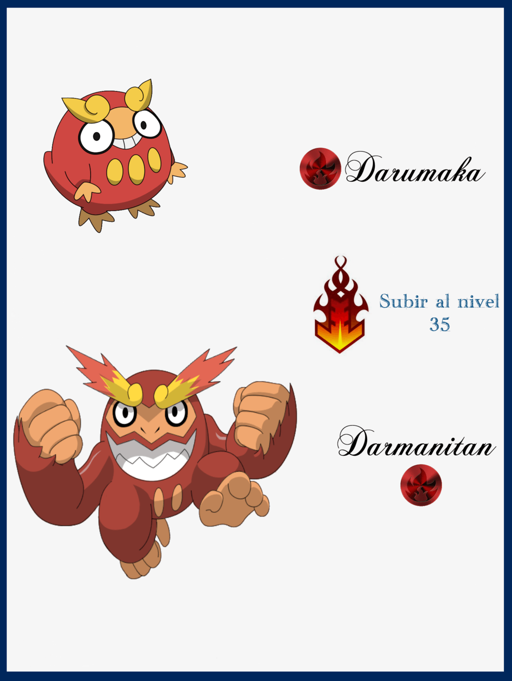 239 Darumaka Evoluciones by Maxconnery