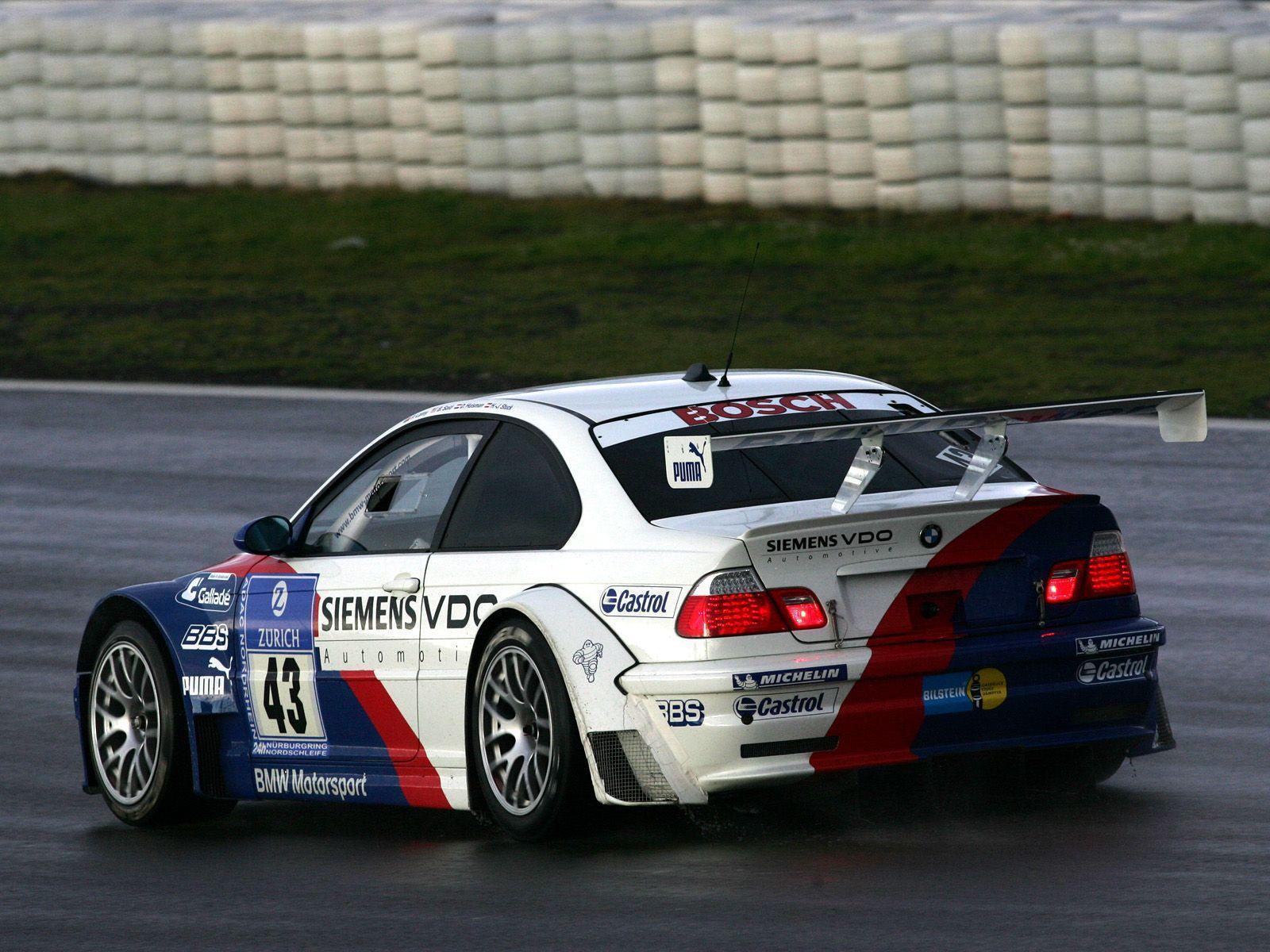 2001 BMW M3 GTR E46 race racing m