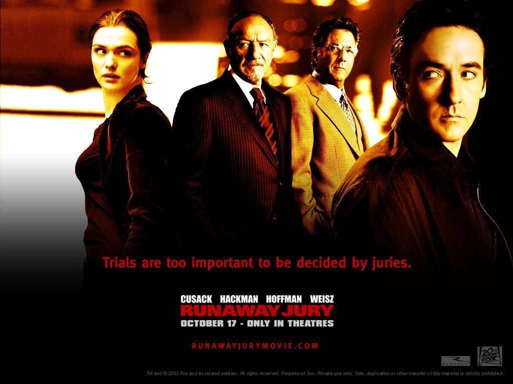 At 6.30pm, gene hackman, john cusack, dustin hoffman & rachel weisz