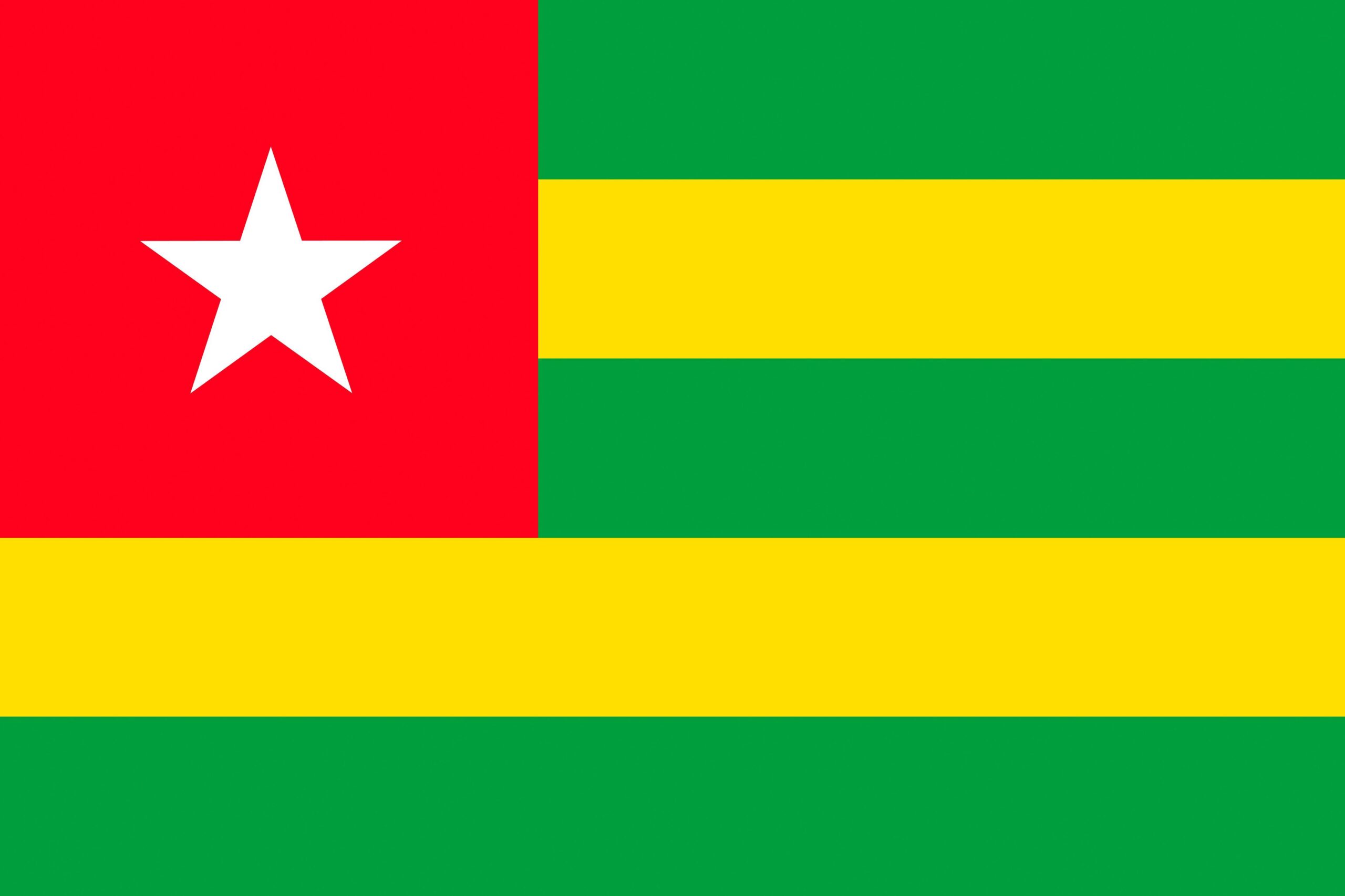 Togo Flag Stripes