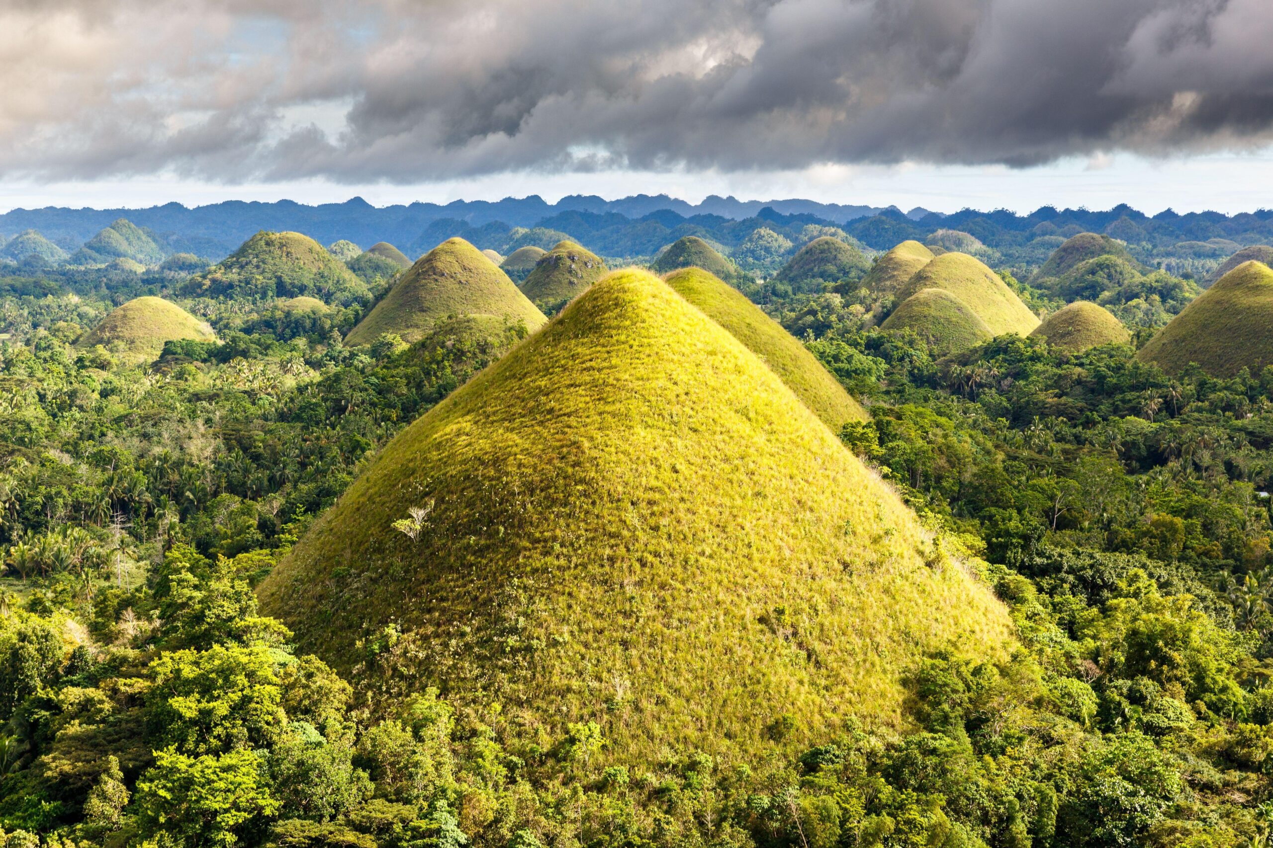 Chocolate Hills in Bohol, Philippines 5k Retina Ultra HD Wallpapers