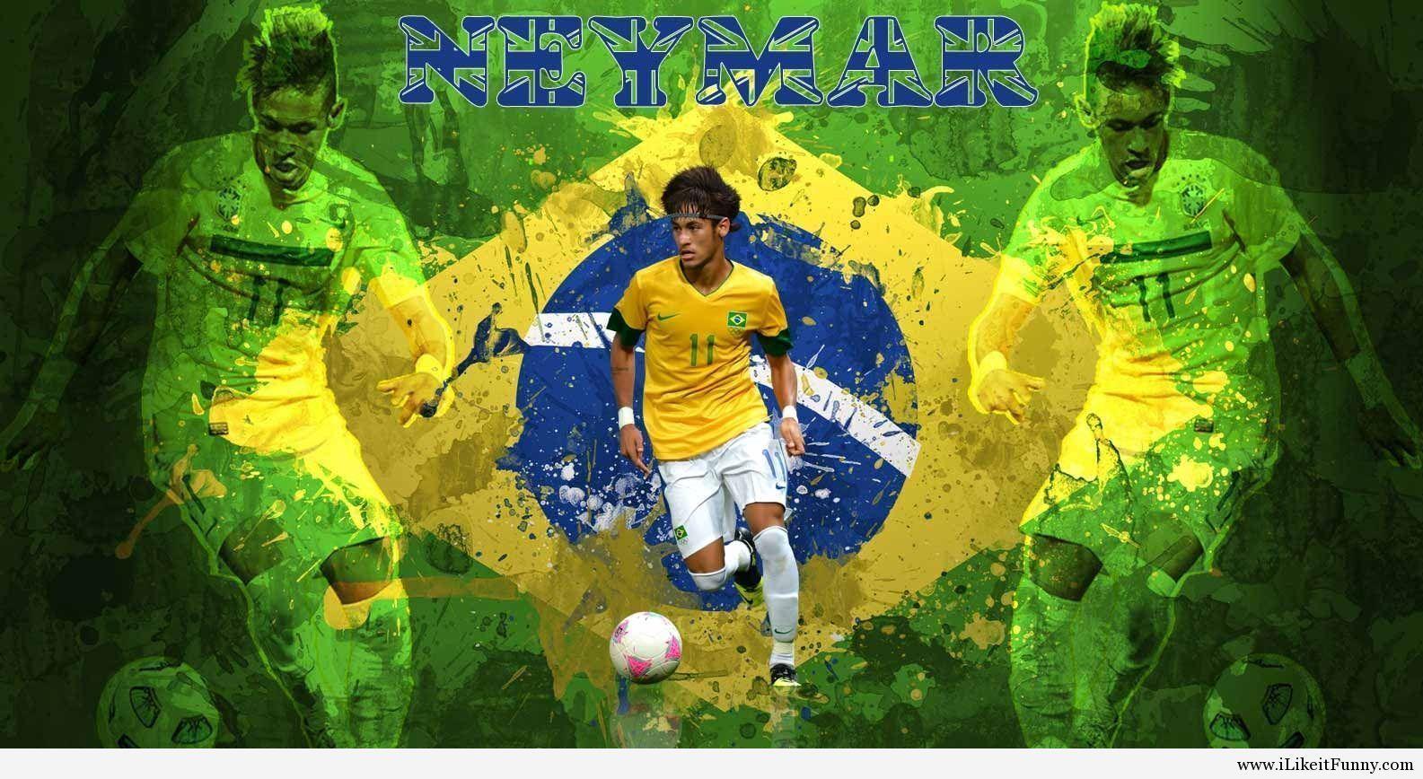 Best collection Neymar brazil 2014 wallpapers