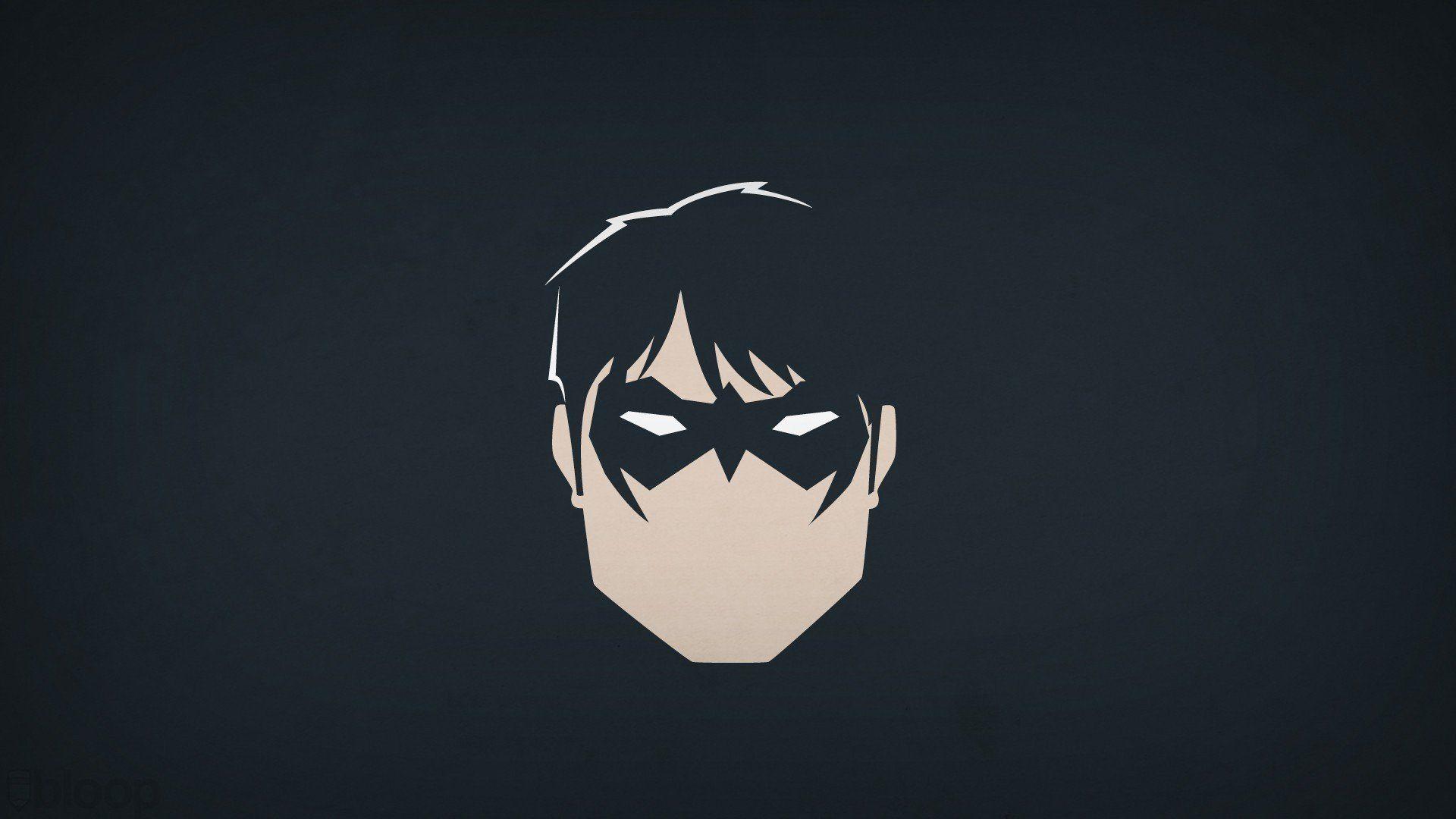 blo0p minimalism dc comics nightwing dick grayson HD wallpapers