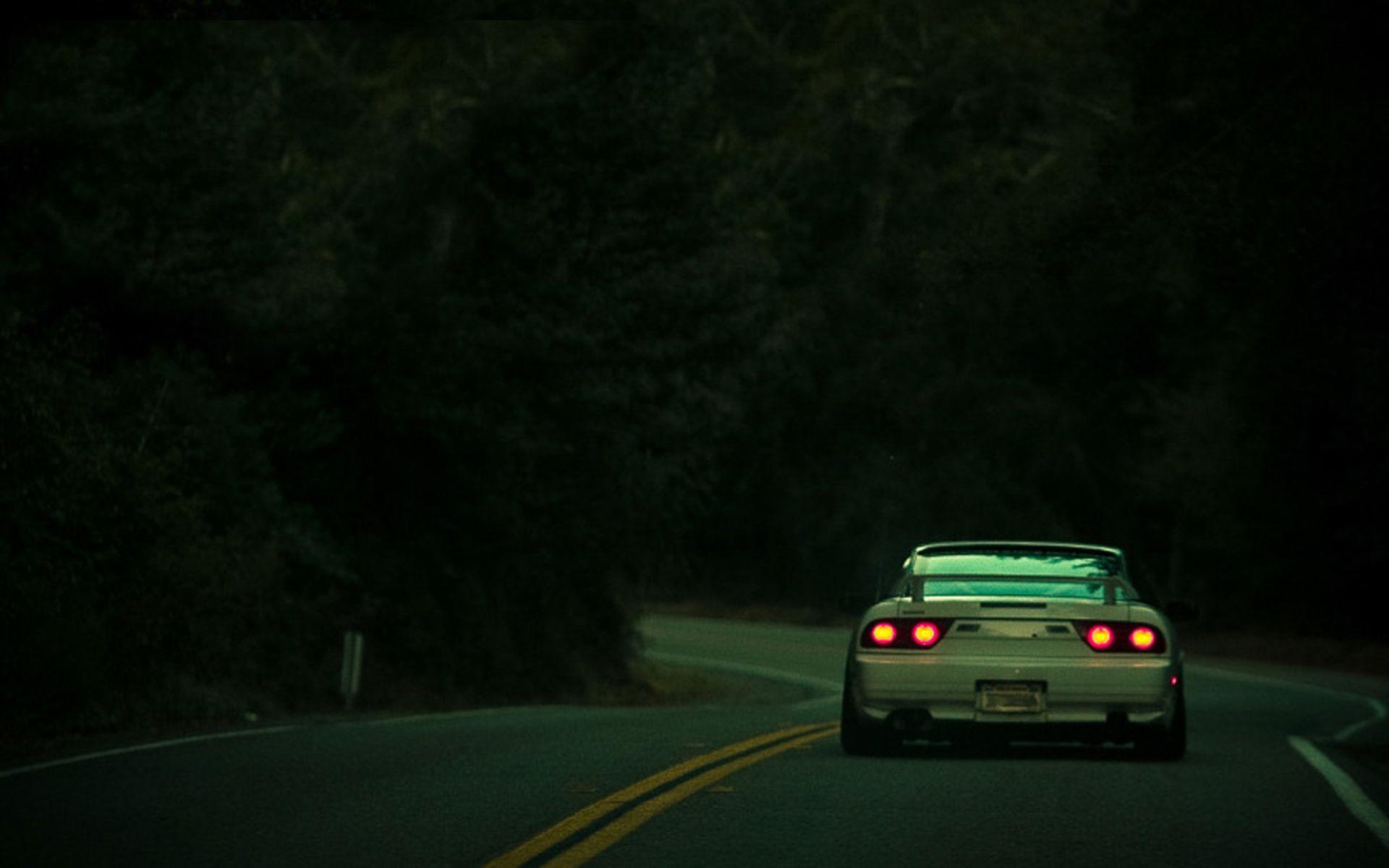 White cars nissan roads backview nissan 200sx nissan 180sx