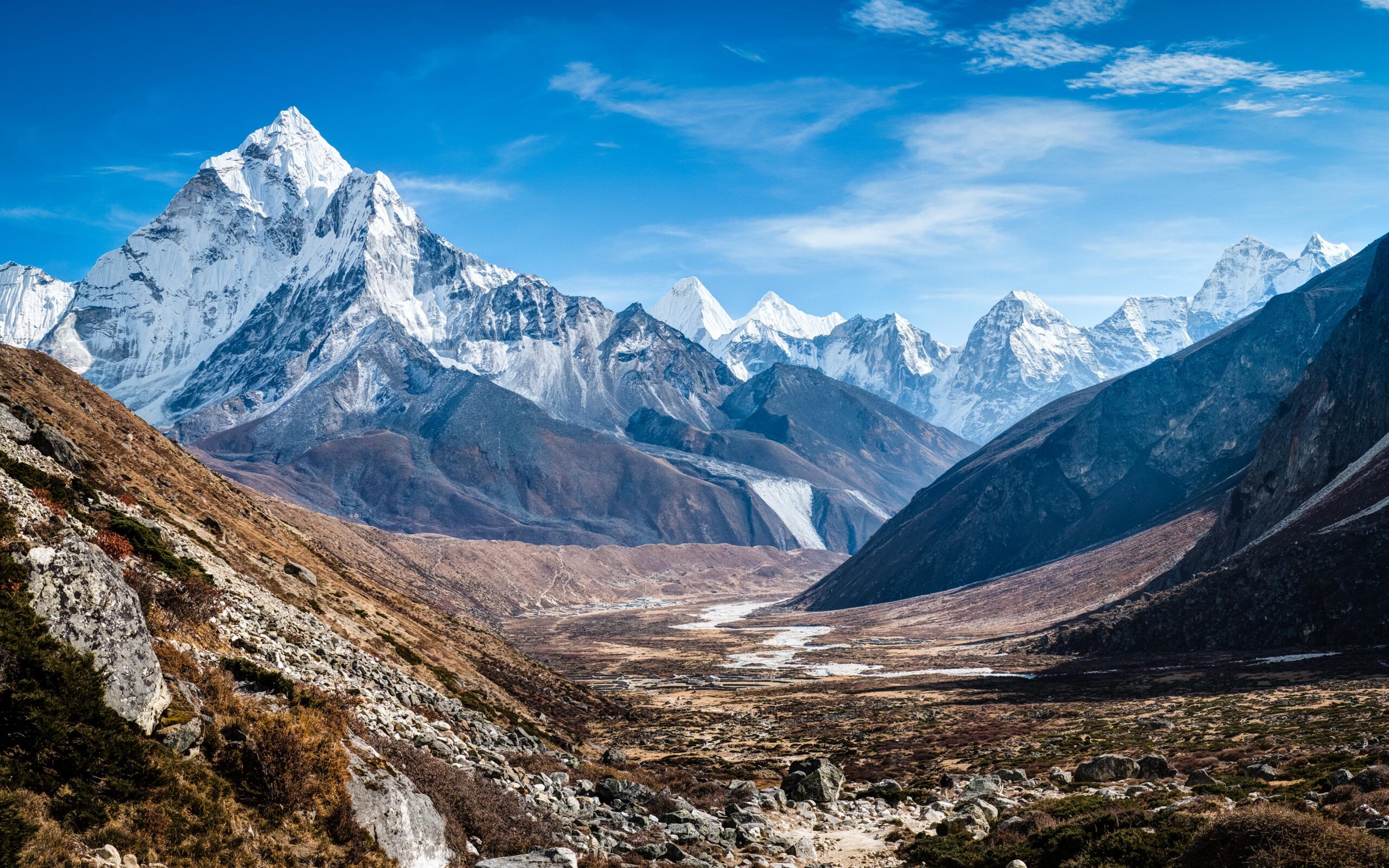 Wallpapers Mount Ama Dablam, Himalayas, Nepal, 4K, Nature,