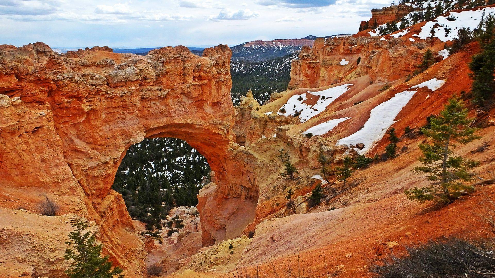 Nature Stone Bridge Bryce Canyon National Park Utah United States