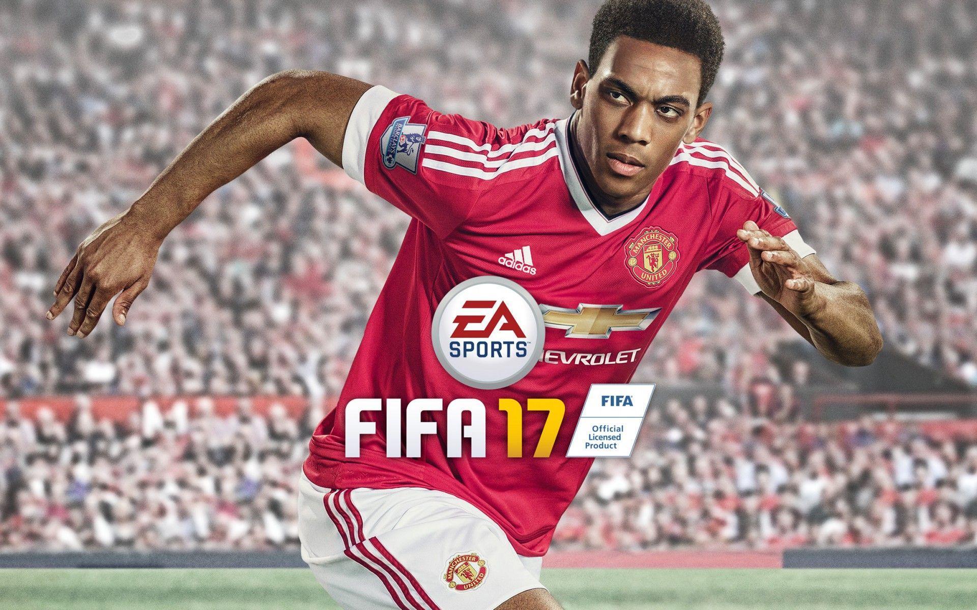 Wallpapers Anthony Martial, FIFA 17, EA Sports, Football game, HD